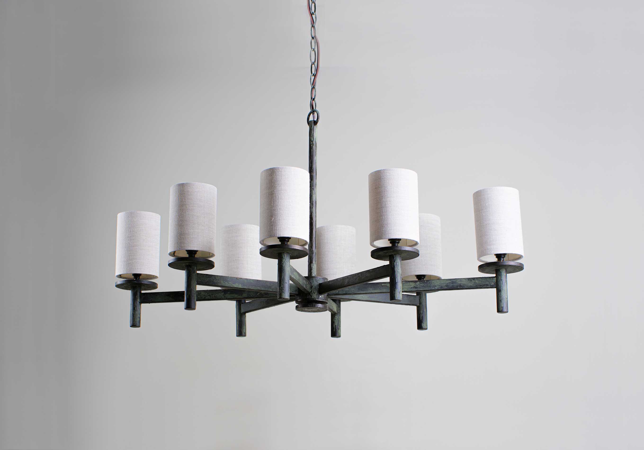 Iltalaris Premium Nordic Art Brass Fabric Chandelier - Letslighting