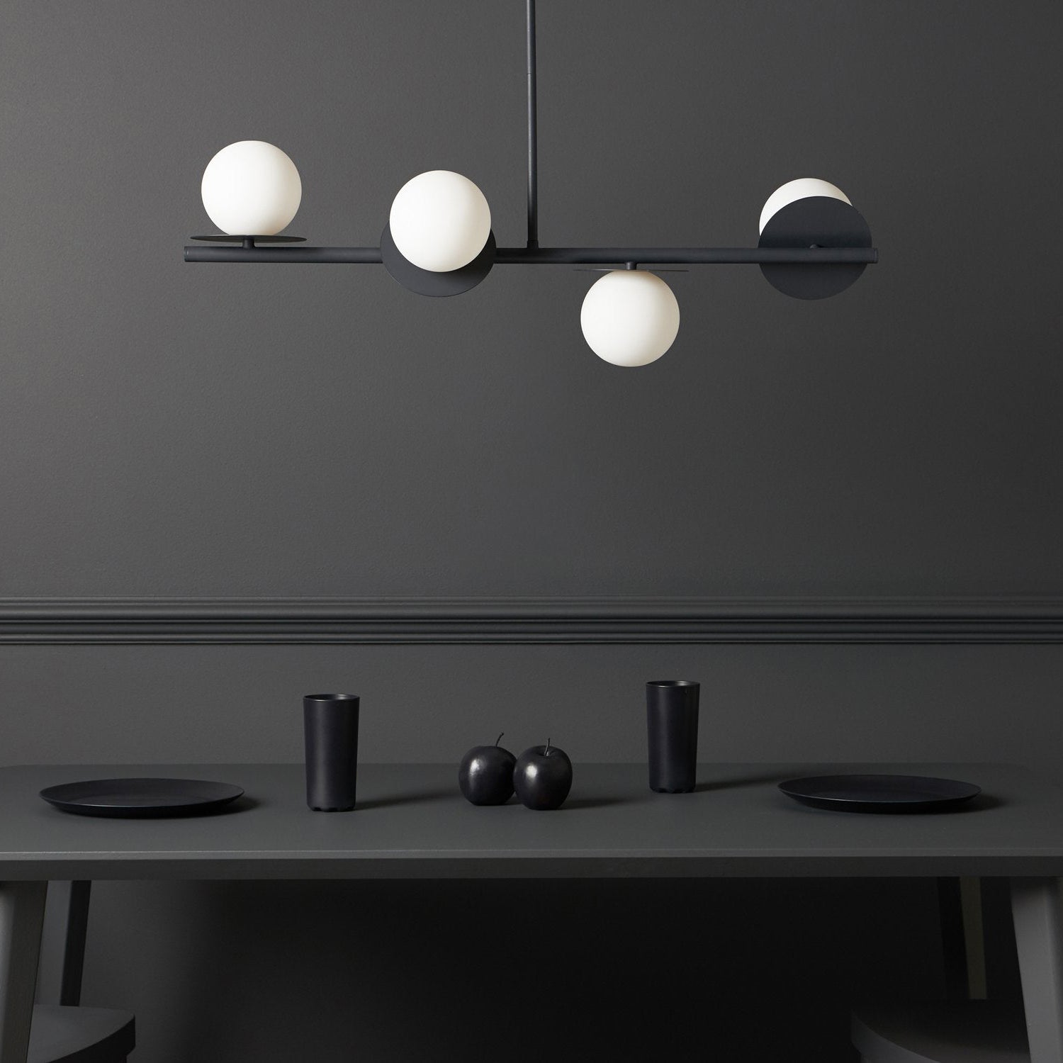 Evvararis Modern Minimalist Brass Glass Chandelier - Letslighting