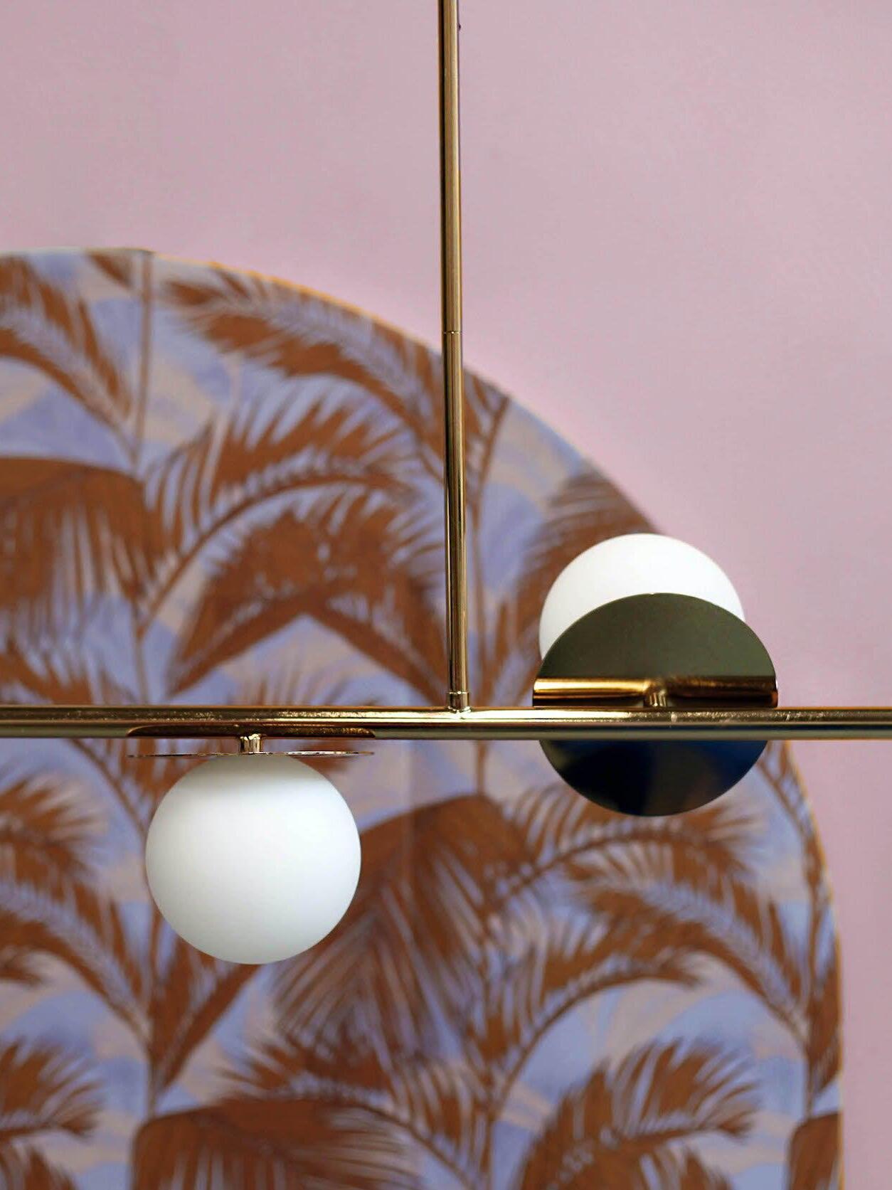 Evvararis Modern Minimalist Brass Glass Chandelier - Letslighting