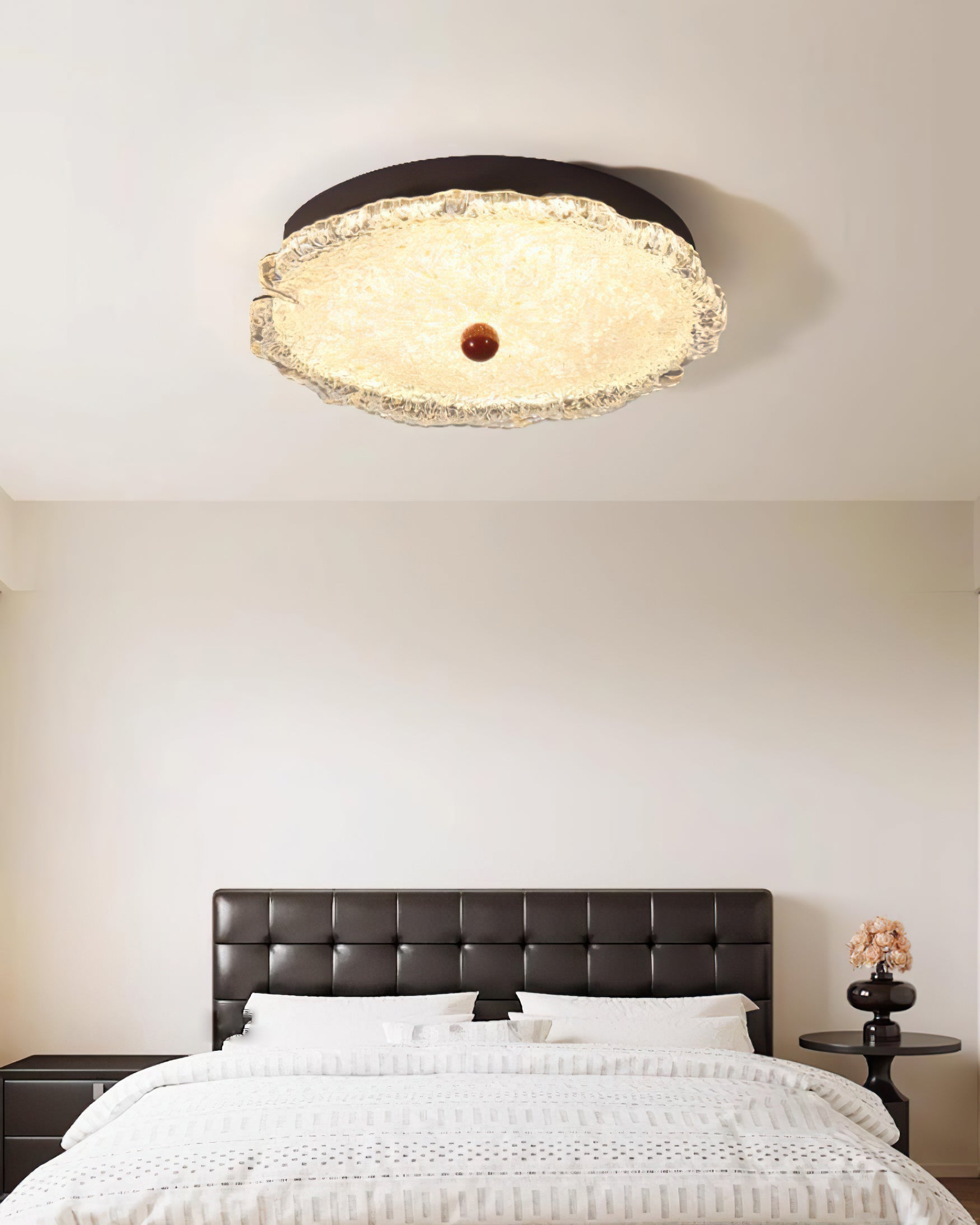 Gialo Textured Glass Ceiling Light - Letslighting