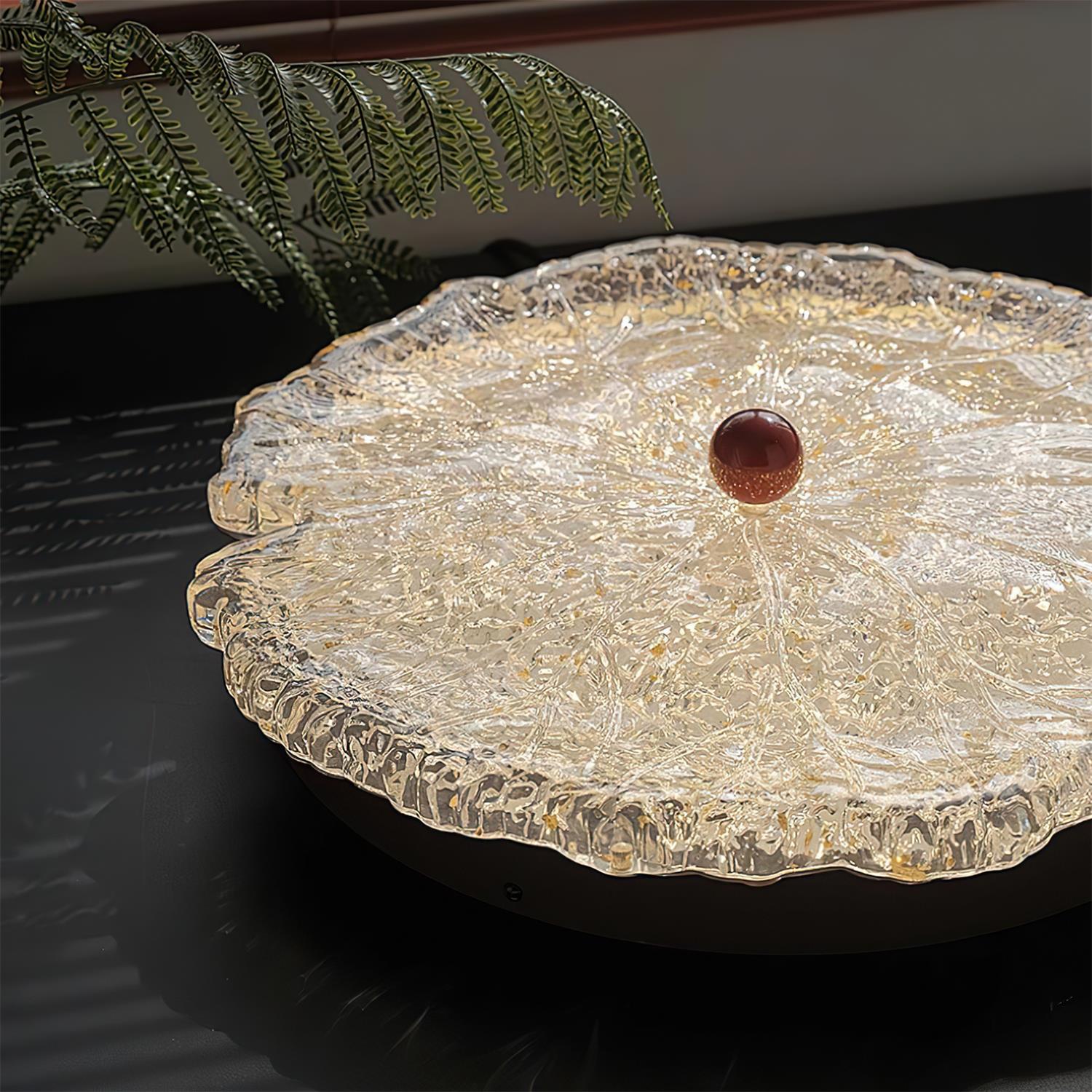 Gialo Textured Glass Ceiling Light - Letslighting