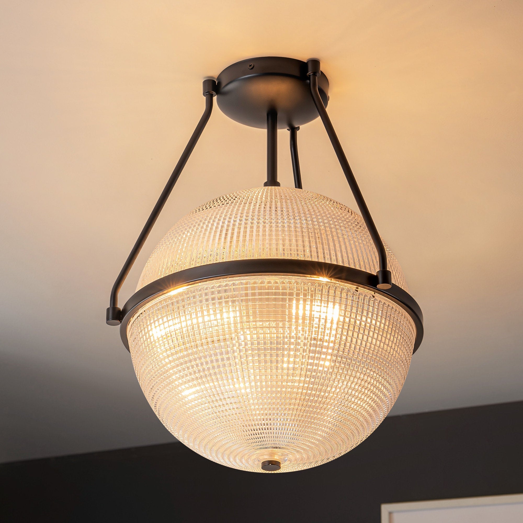 Atale Modern Minimalist Glass Ceiling Lamp - Letslighting