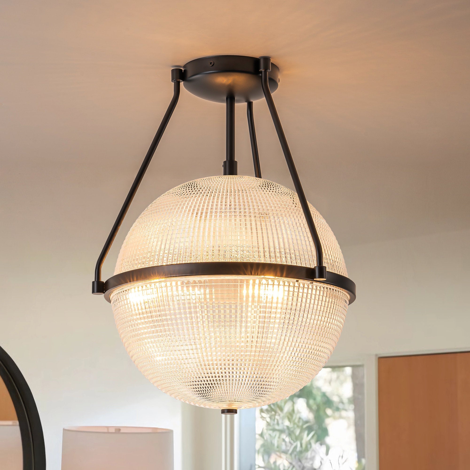 Atale Modern Minimalist Glass Ceiling Lamp - Letslighting