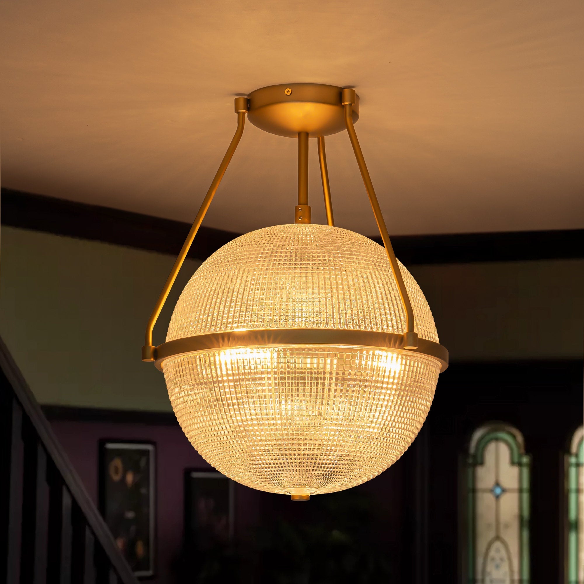 Atale Modern Minimalist Glass Ceiling Lamp - Letslighting