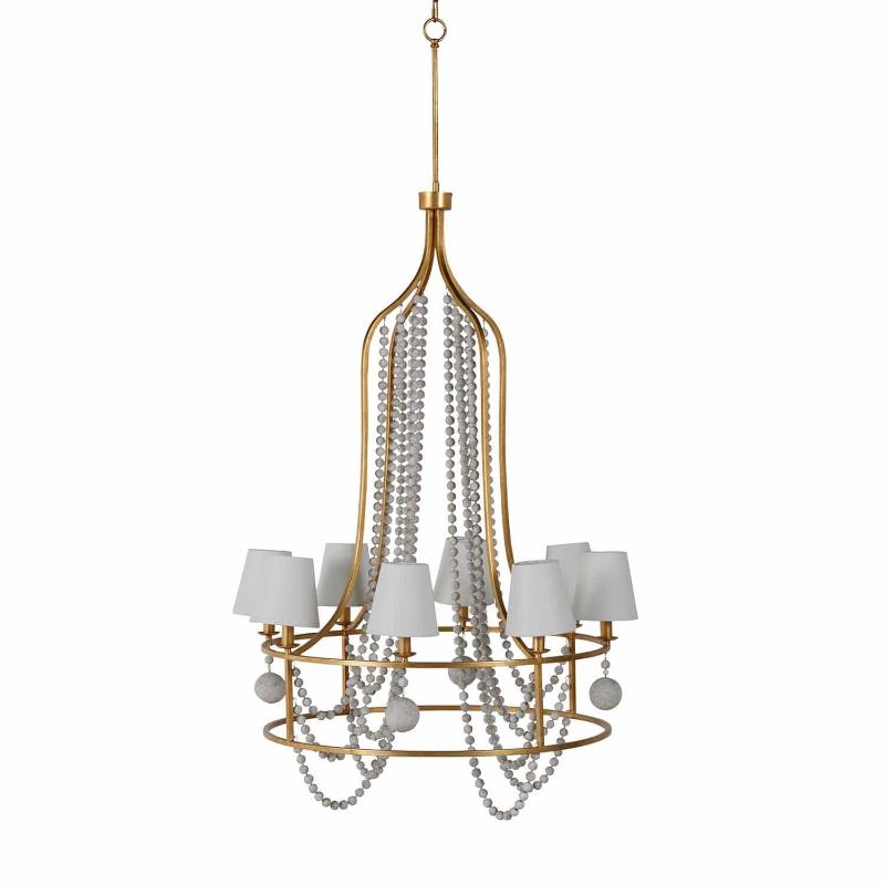 Zethayra Vintage Industrial Wooden Chandelier - Letslighting