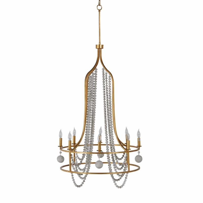 Zethayra Vintage Industrial Wooden Chandelier - Letslighting