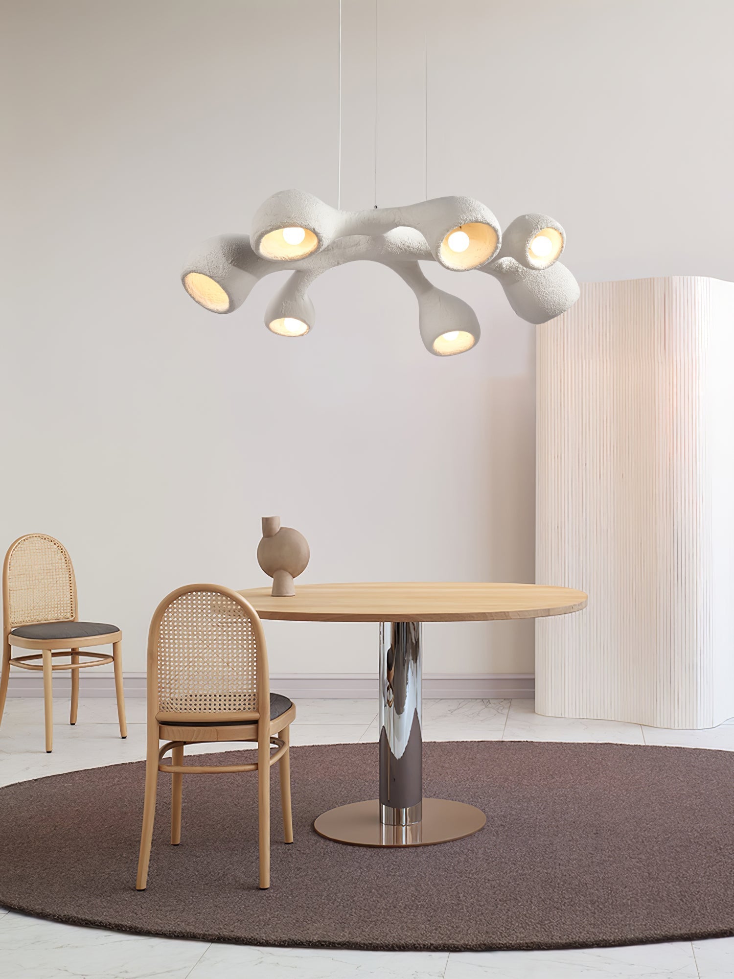 Wave Modern Polystyrene Pendant Light - Letslighting