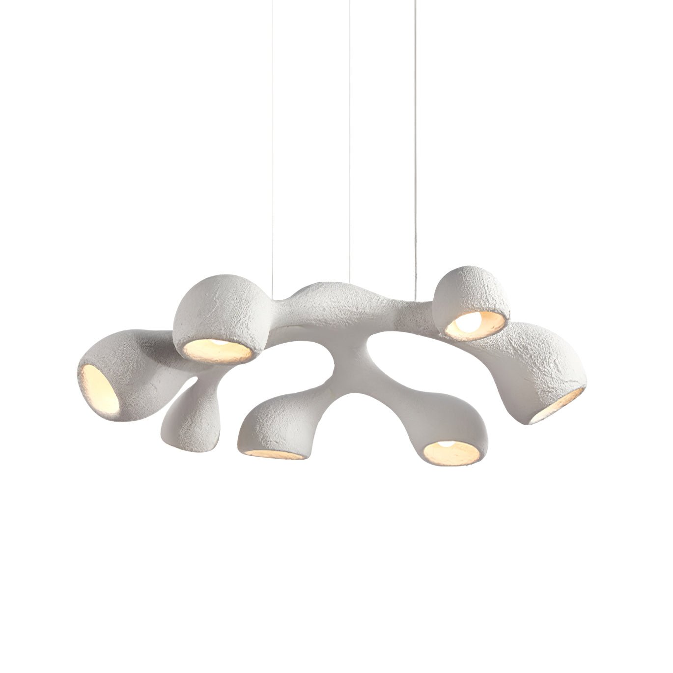 Wave Modern Polystyrene Pendant Light - Letslighting