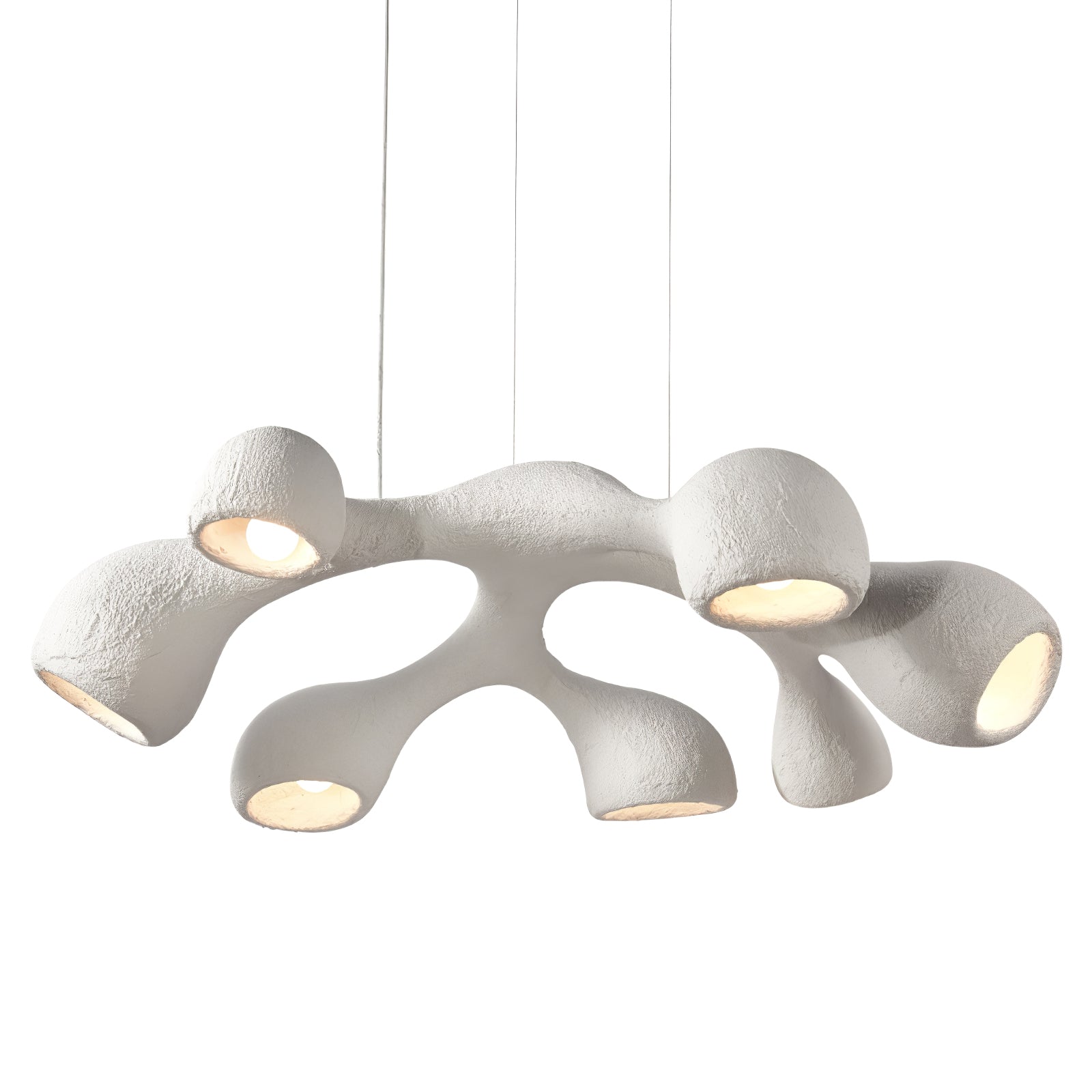 Wave Modern Polystyrene Pendant Light - Letslighting