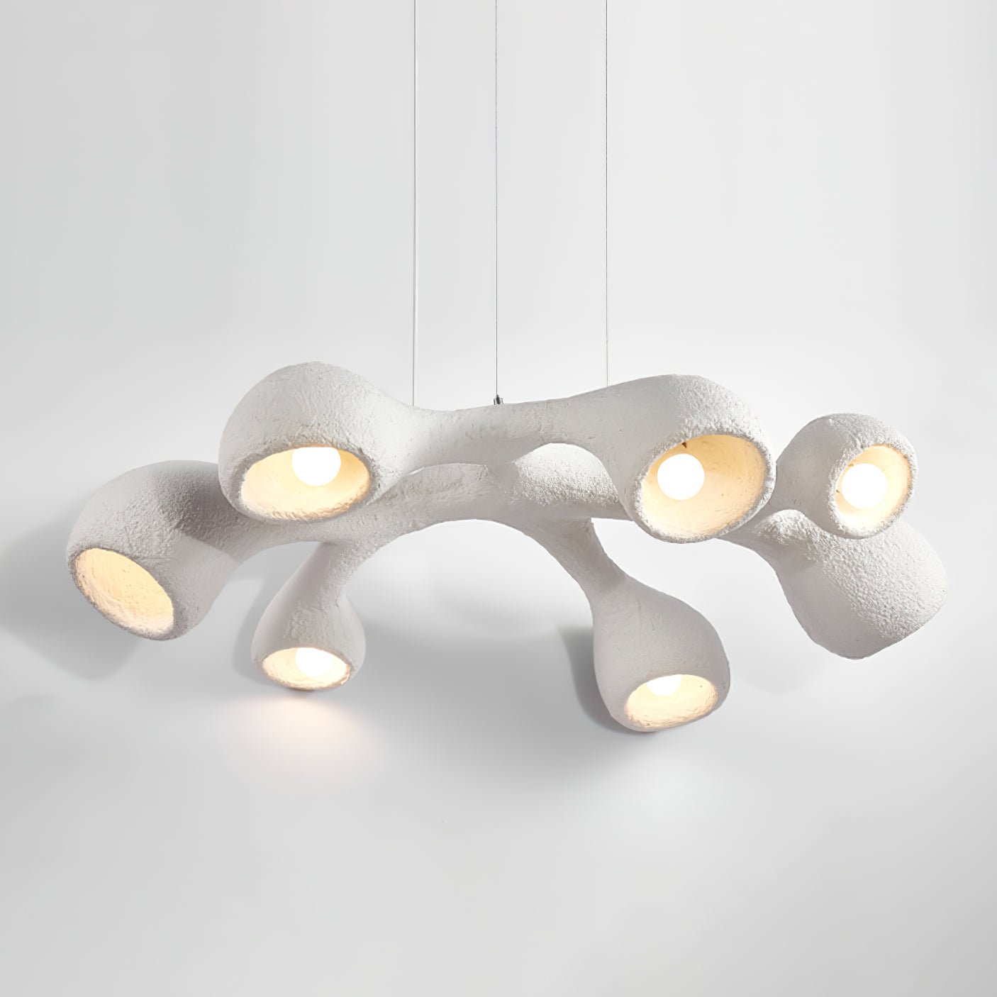 Wave Modern Polystyrene Pendant Light - Letslighting