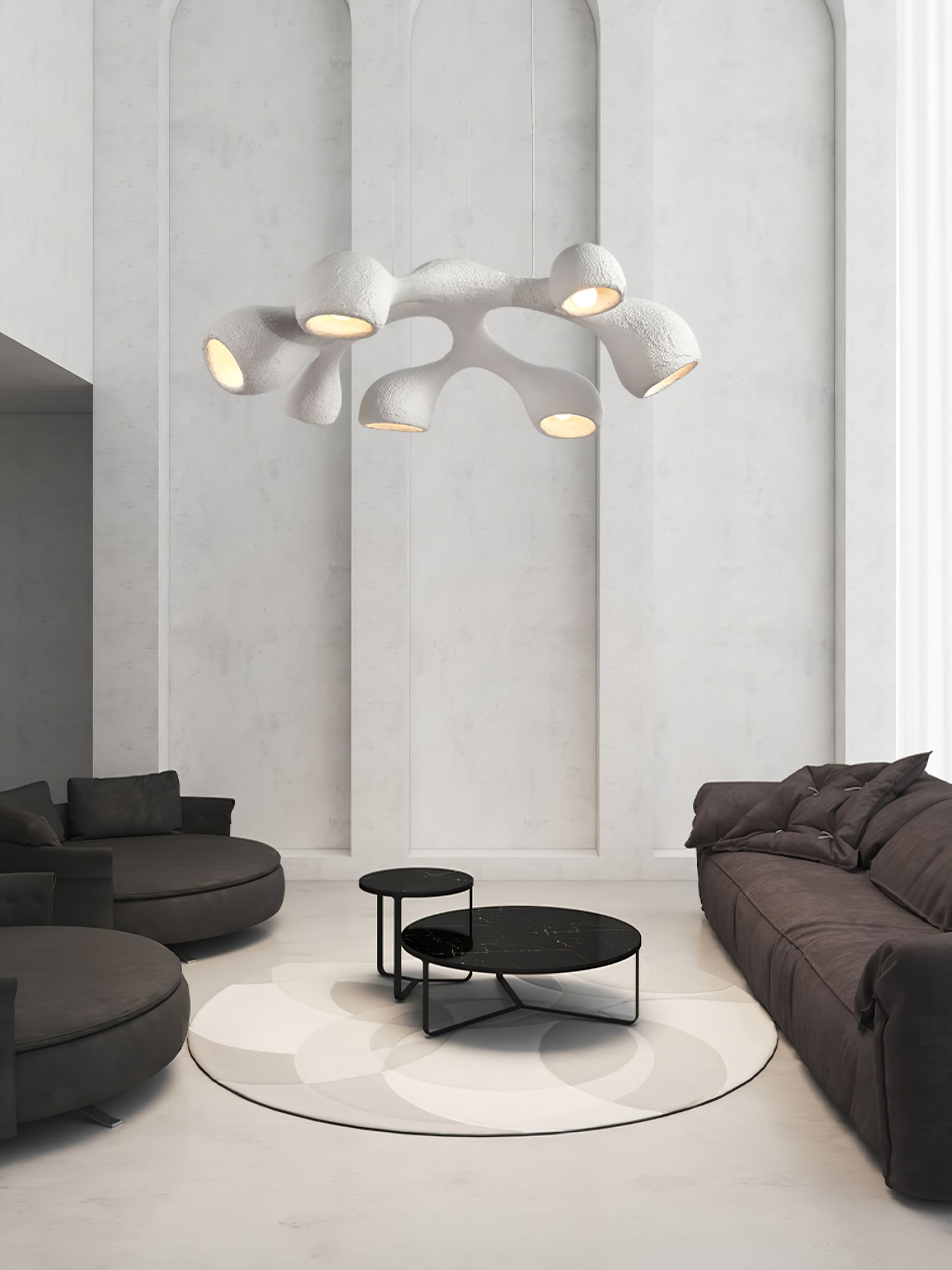 Wave Modern Polystyrene Pendant Light - Letslighting