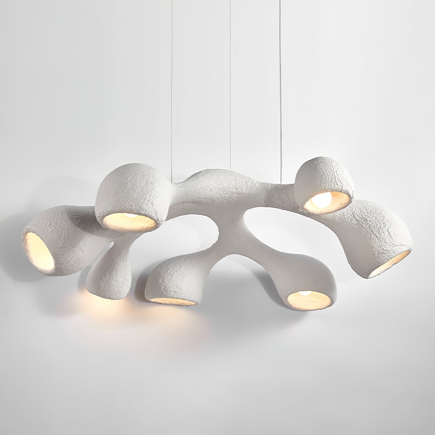 Wave Modern Polystyrene Pendant Light - Letslighting