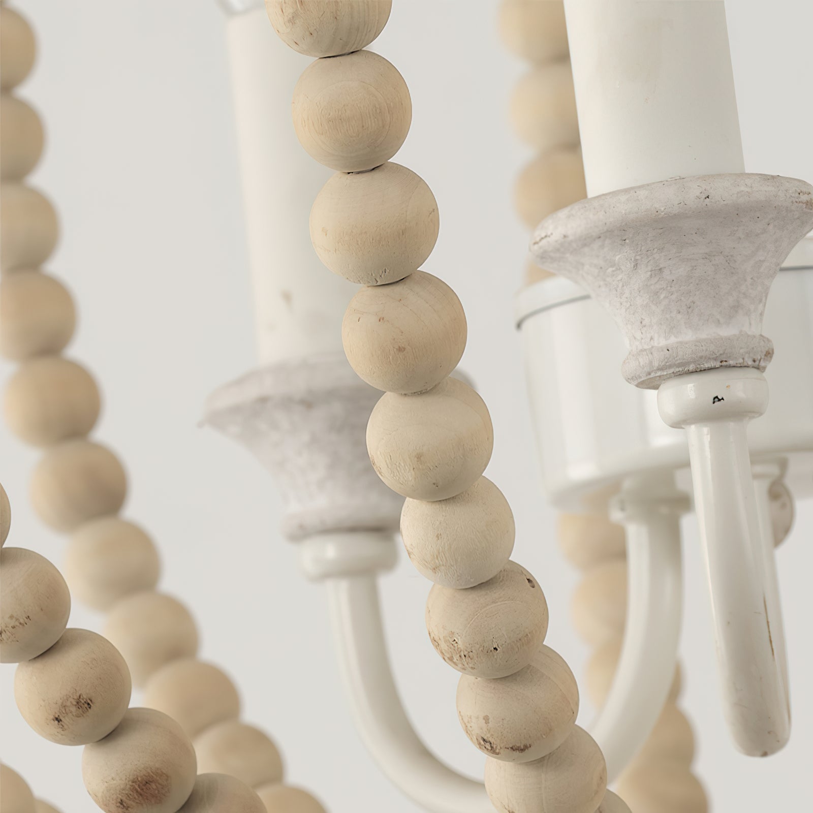 Vanoren Modern Minimalist Beaded Wooden Pendant Lamp - Letslighting