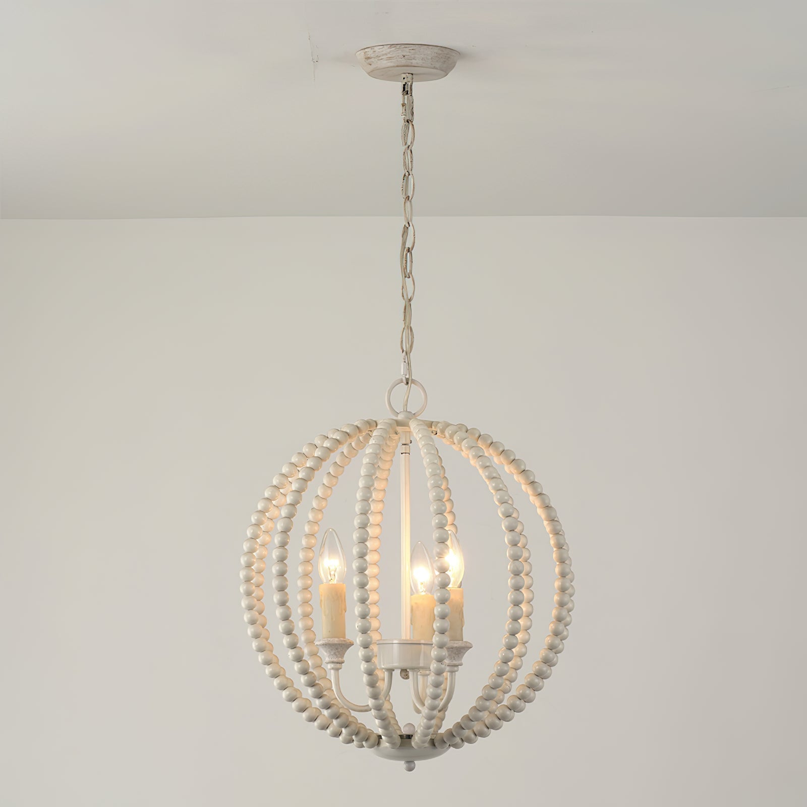 Vanoren Modern Minimalist Beaded Wooden Pendant Lamp - Letslighting