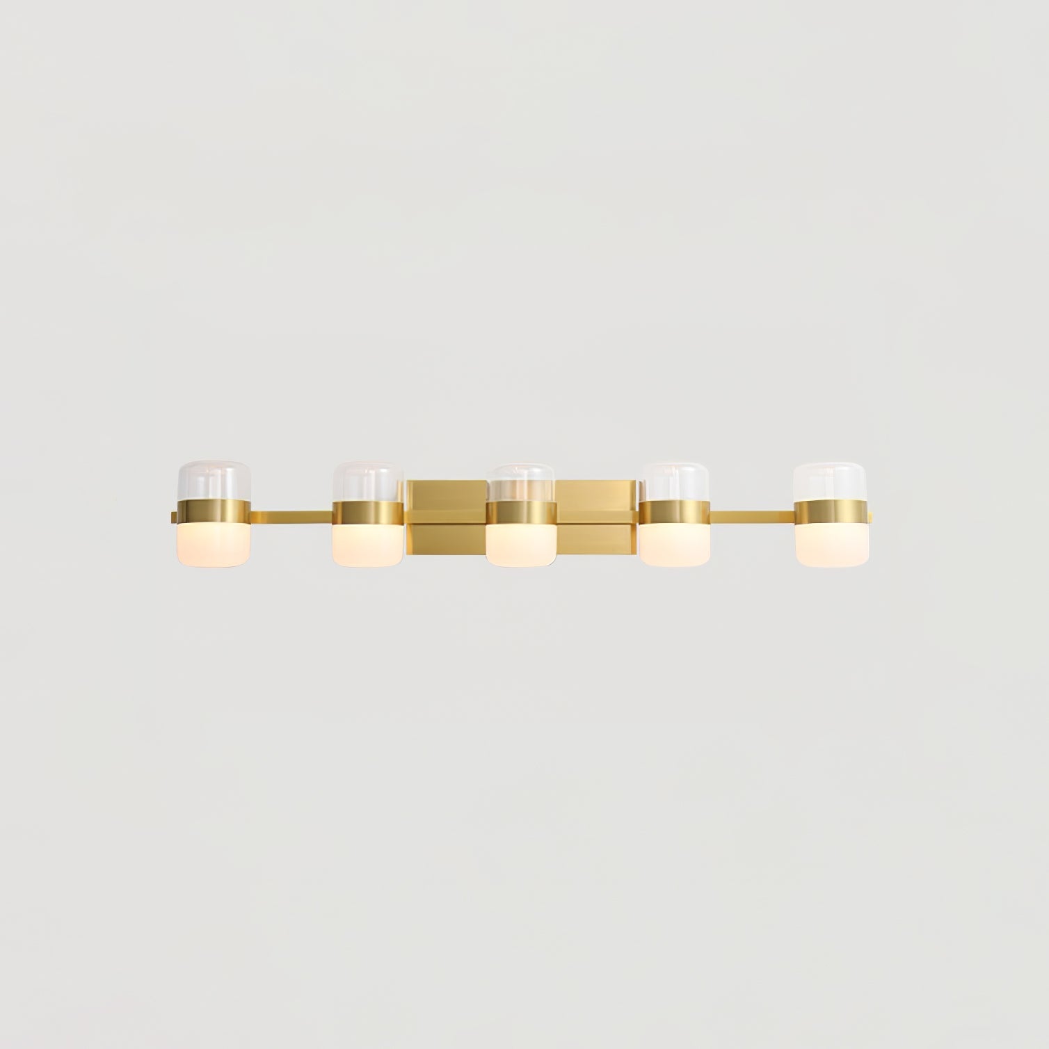 Nichols Wall Lamp Frosted Acrylic Shades For Vanity Lighting - Letslighting