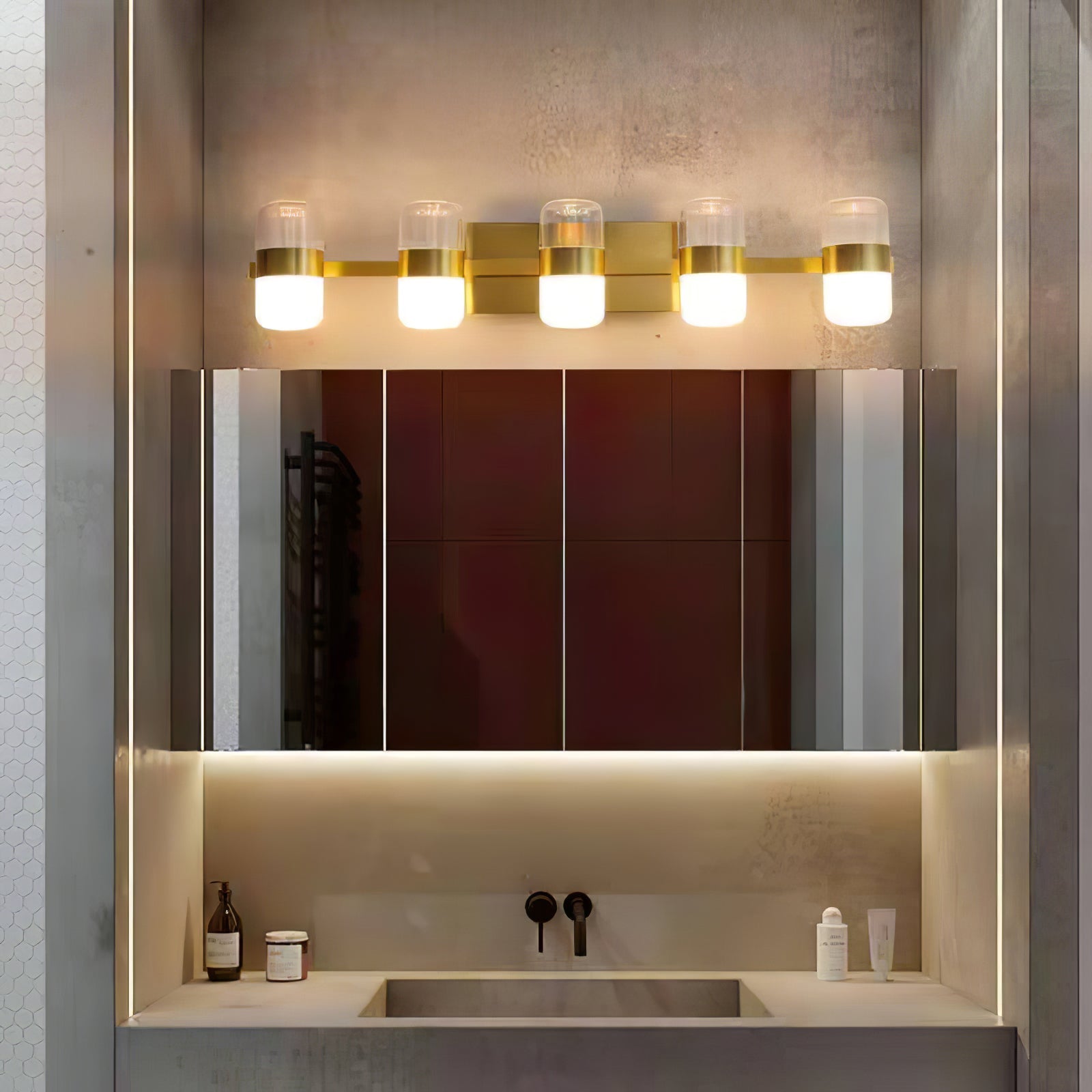 Nichols Wall Lamp Frosted Acrylic Shades For Vanity Lighting - Letslighting