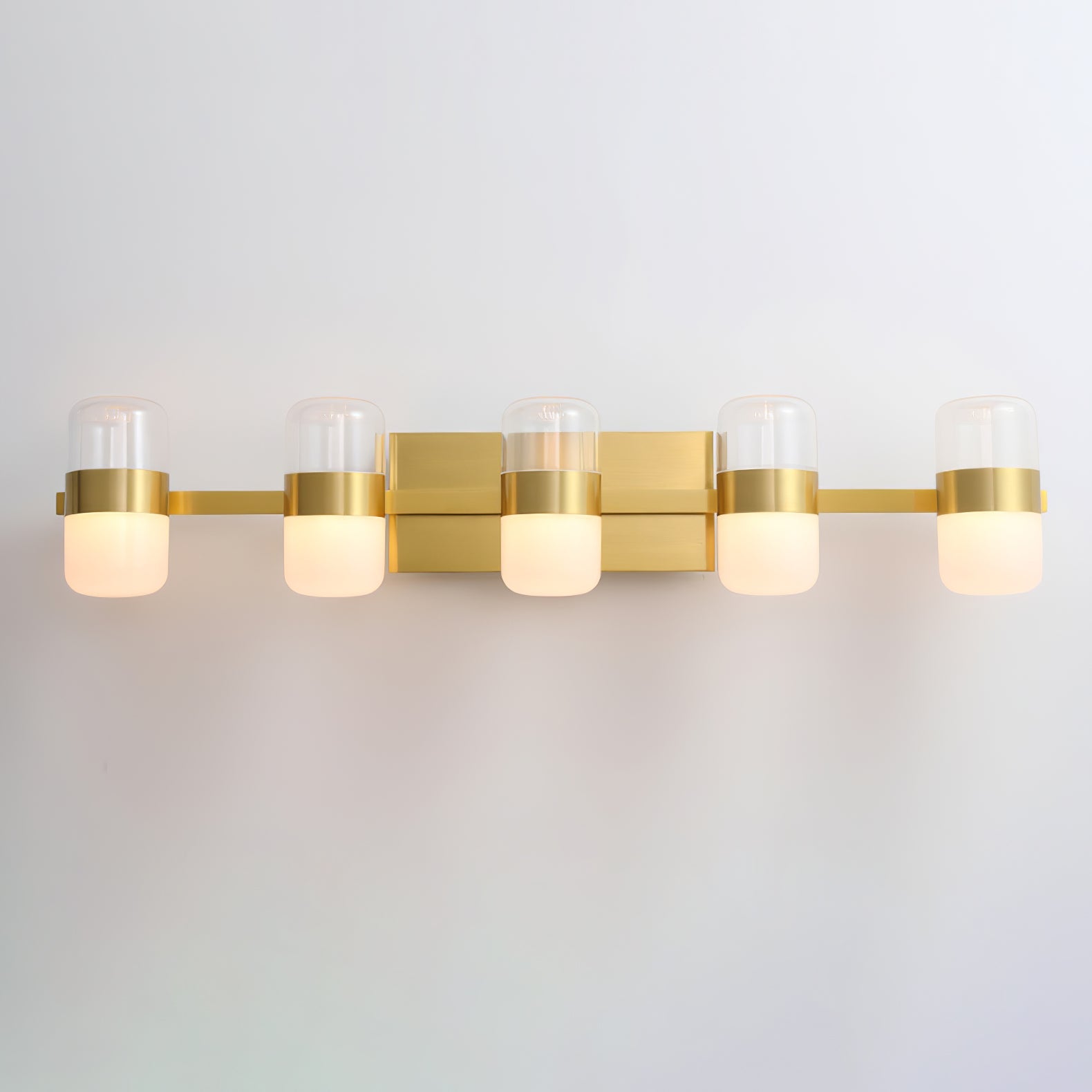 Nichols Wall Lamp Frosted Acrylic Shades For Vanity Lighting - Letslighting