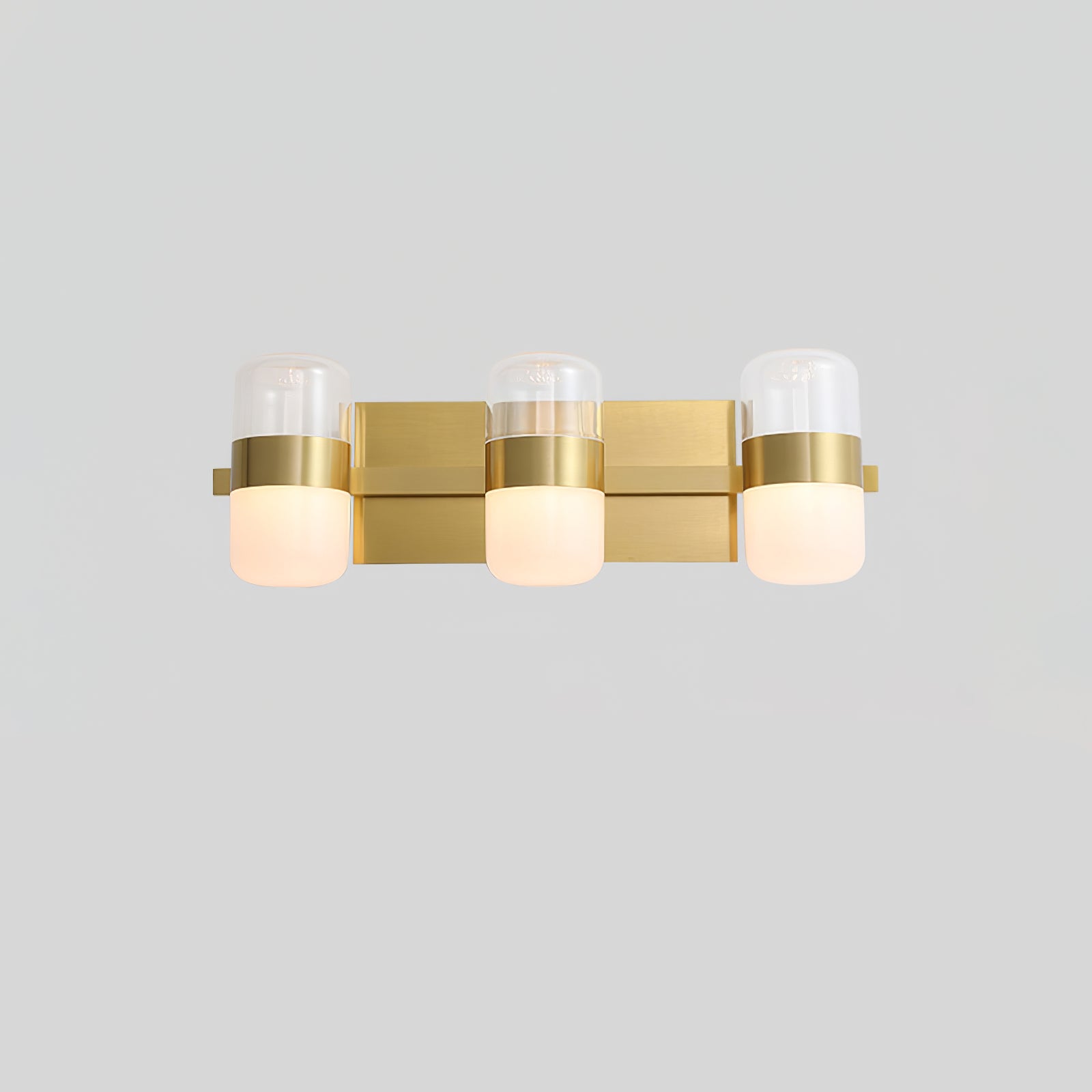 Nichols Wall Lamp Frosted Acrylic Shades For Vanity Lighting - Letslighting