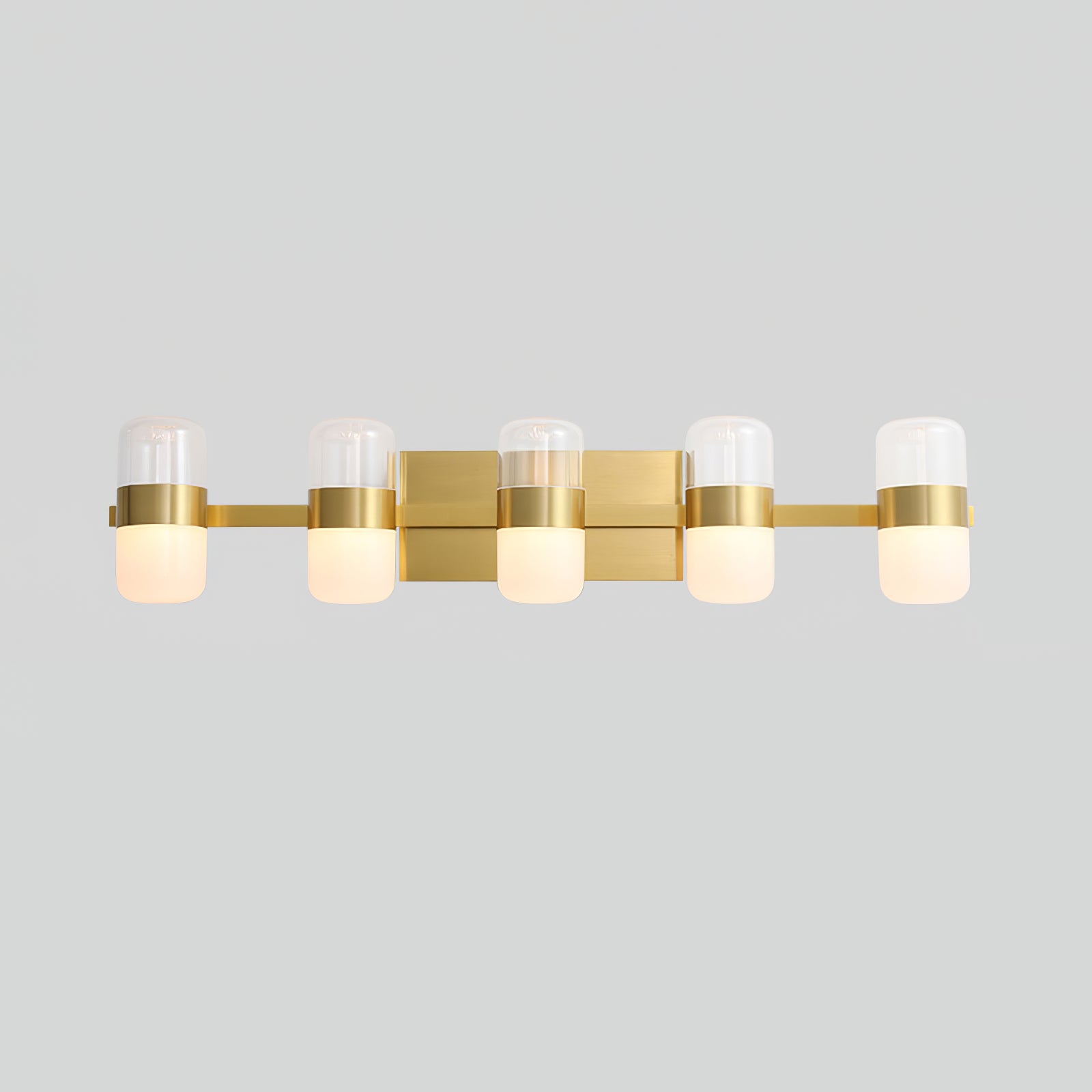 Nichols Wall Lamp Frosted Acrylic Shades For Vanity Lighting - Letslighting