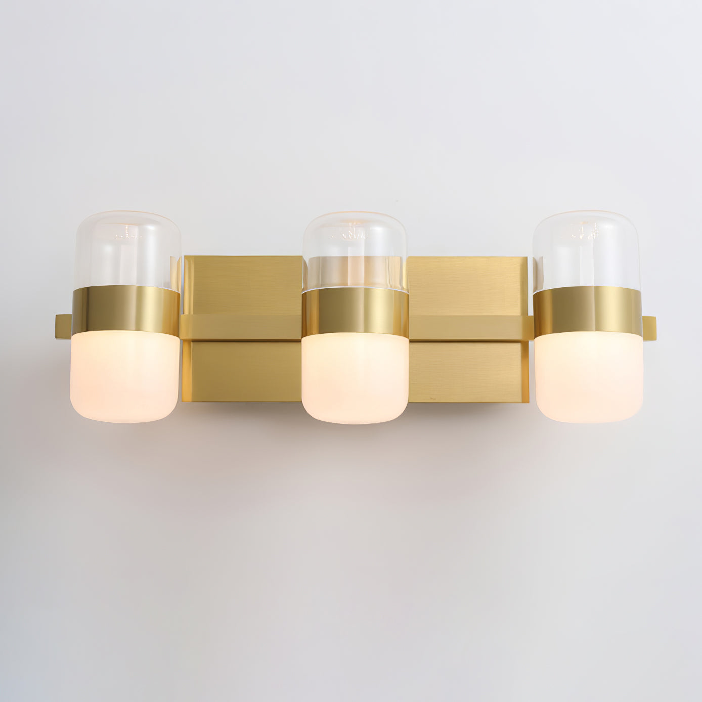 Nichols Wall Lamp Frosted Acrylic Shades For Vanity Lighting - Letslighting