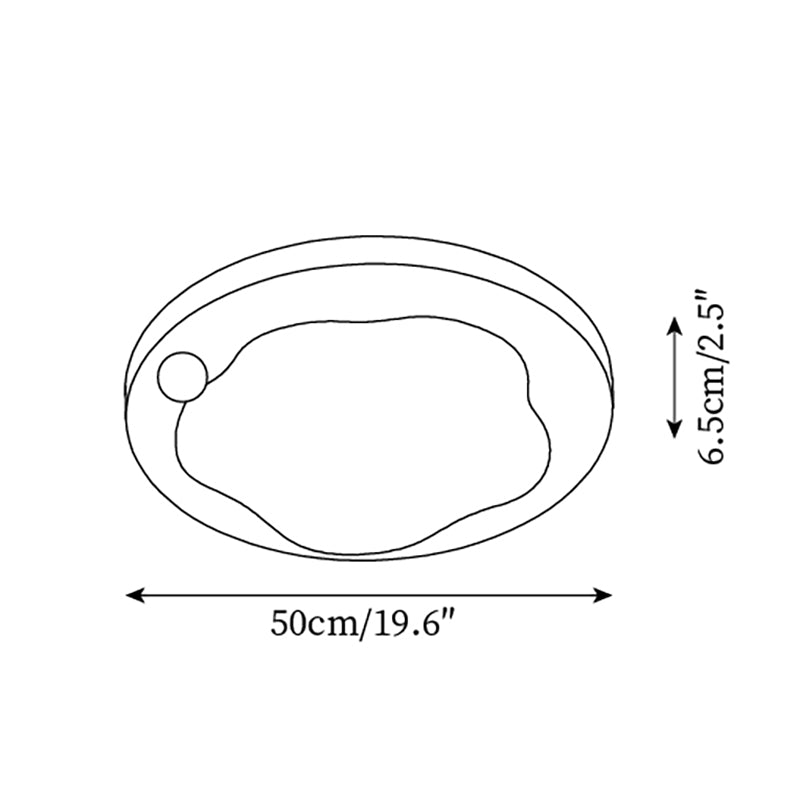Niera Ceiling Light Cloud Shape Minimalist - Letslighting