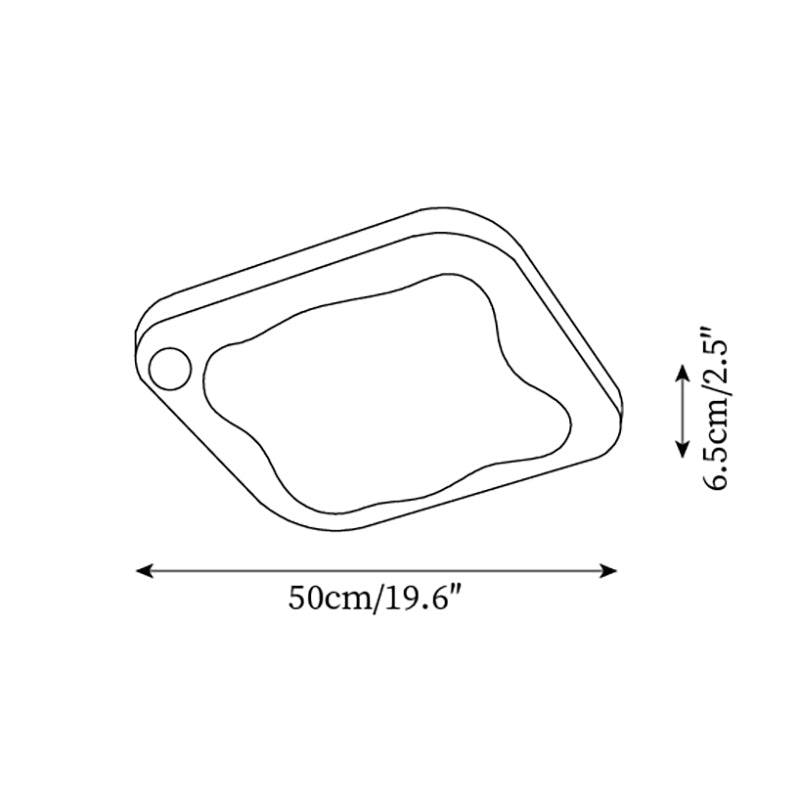 Niera Ceiling Light Cloud Shape Minimalist - Letslighting