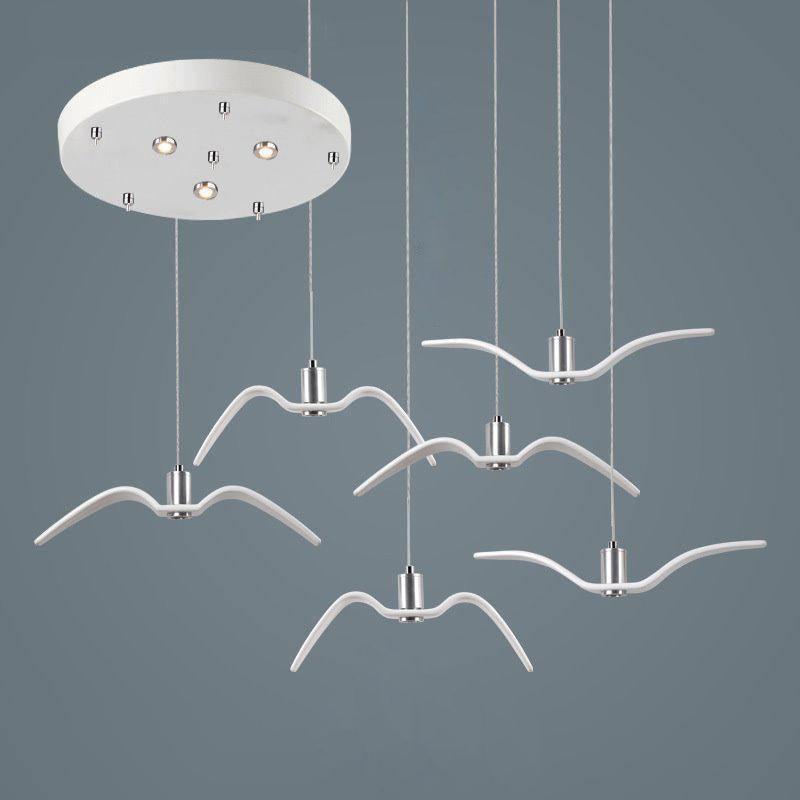 Lustra Pendant Lamp Bird Wings for Living Room - Letslighting