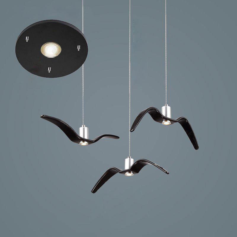 Lustra Pendant Lamp Bird Wings for Living Room - Letslighting