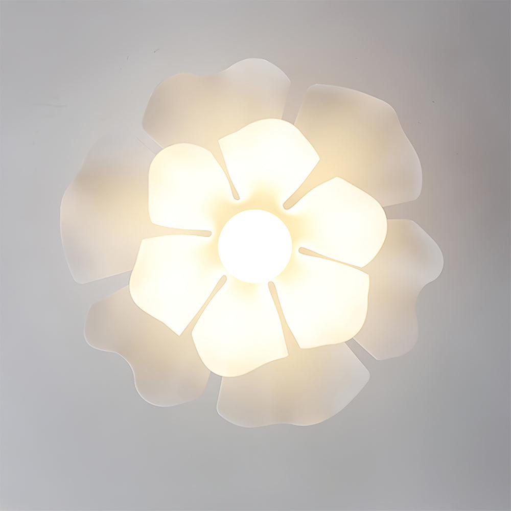 Nightbloom Ceiling Lamp Floral Acrylic Design For Bedroom - Letslighting