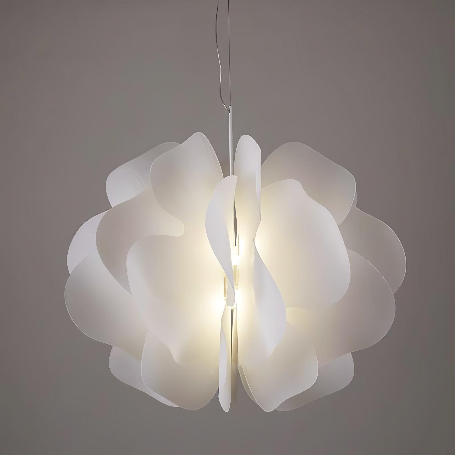 Lustra Pendant Light Plastic Floral - Letslighting