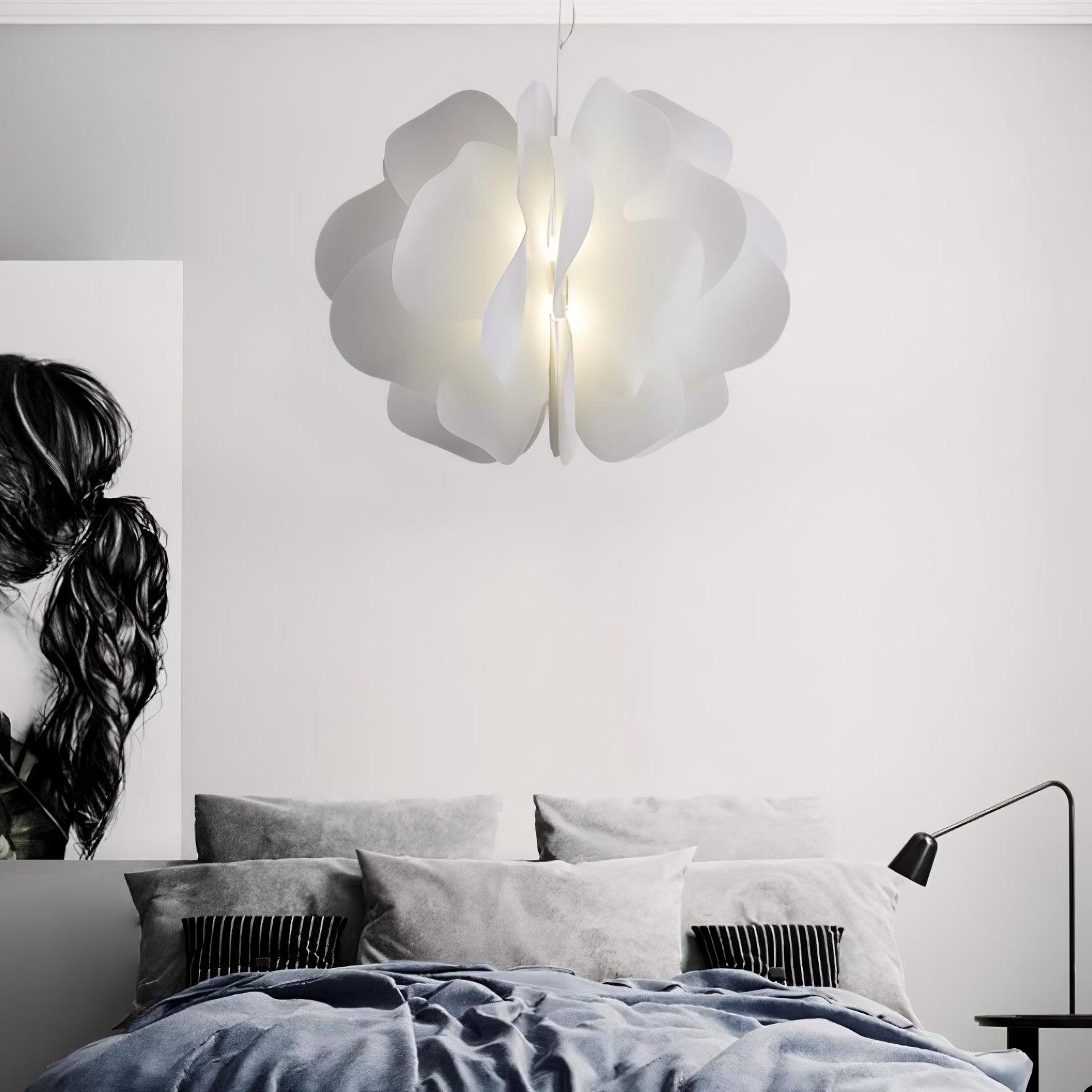 Lustra Pendant Light Plastic Floral - Letslighting