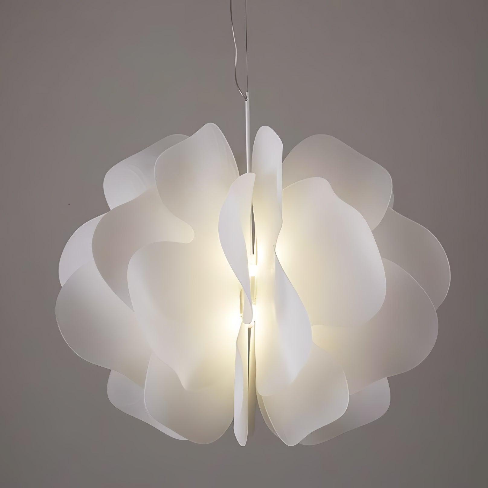 Lustra Pendant Light Plastic Floral - Letslighting