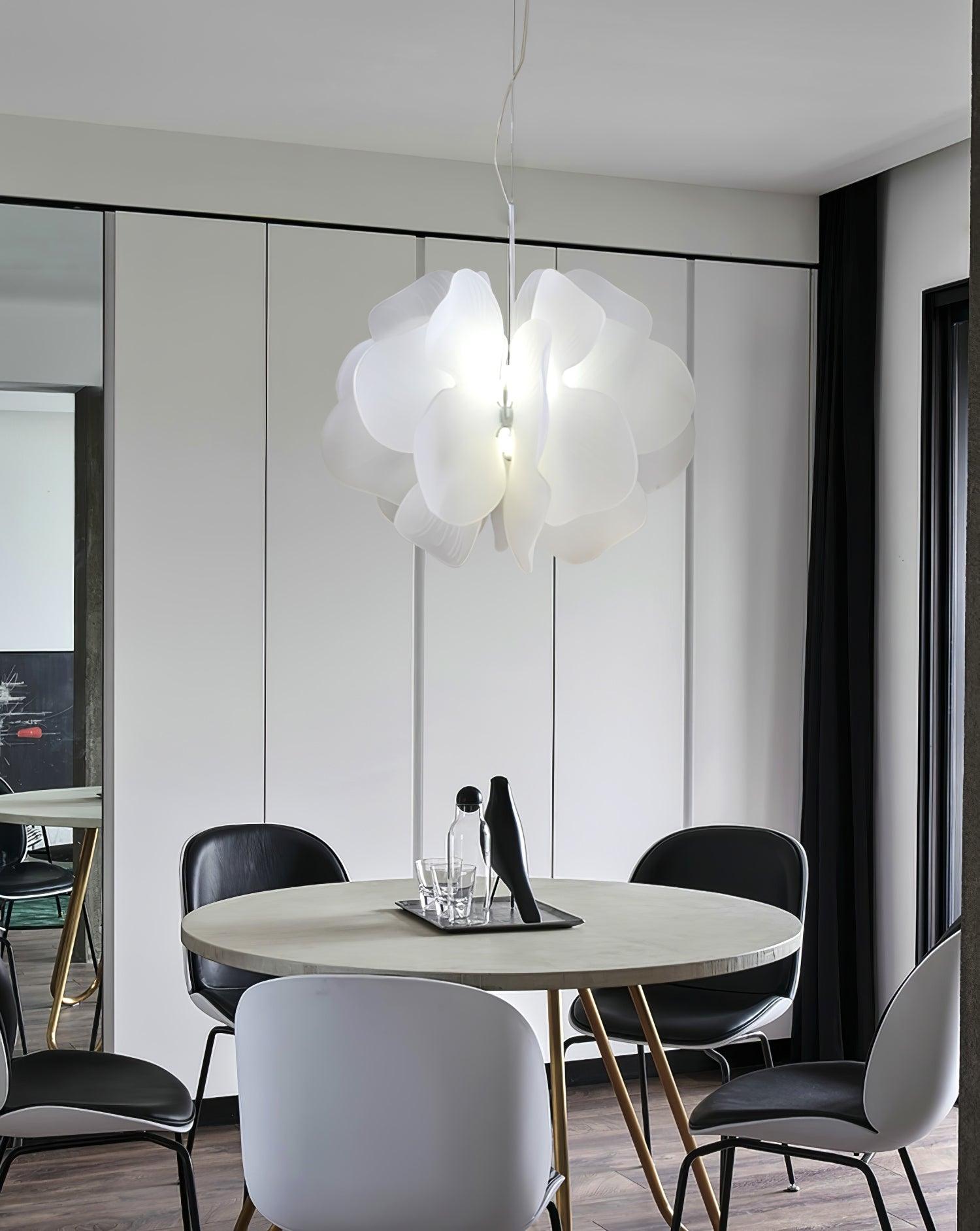 Lustra Pendant Light Plastic Floral - Letslighting