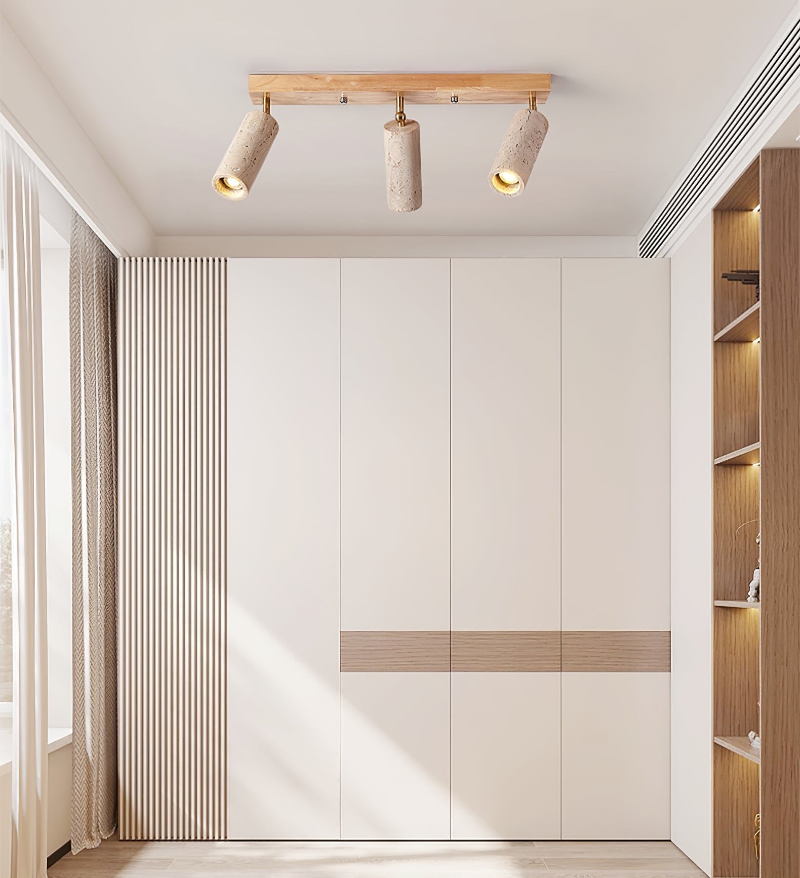 Eurliryra Multi-Cylinder Travertine Track Light - Letslighting
