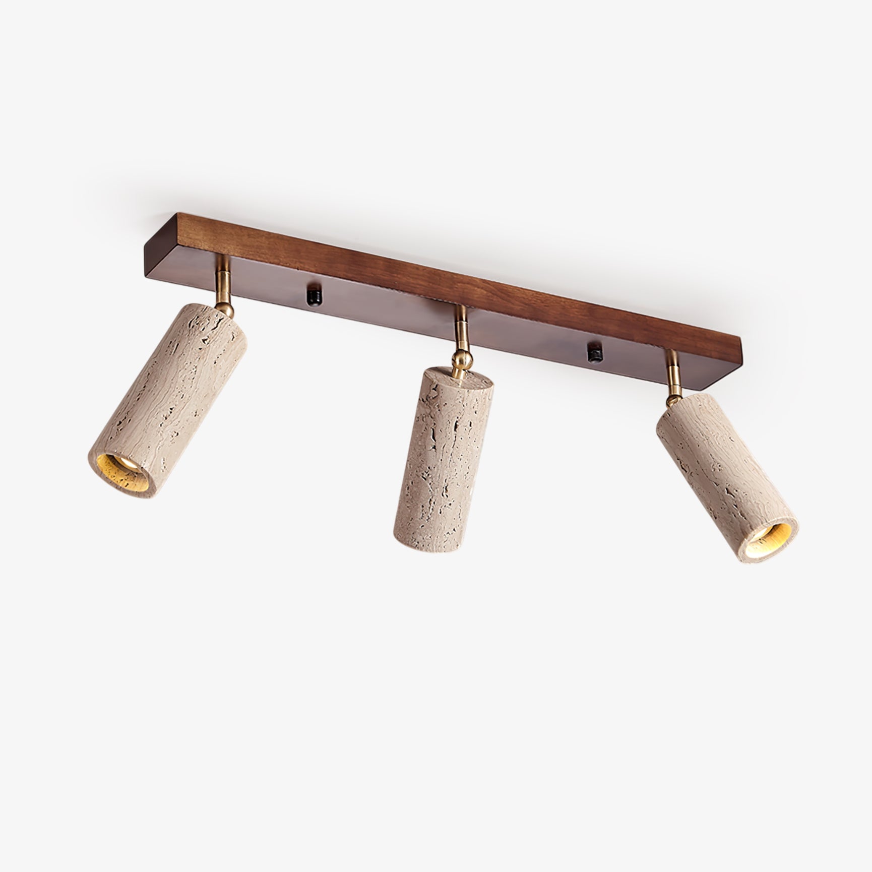 Eurliryra Multi-Cylinder Travertine Track Light - Letslighting