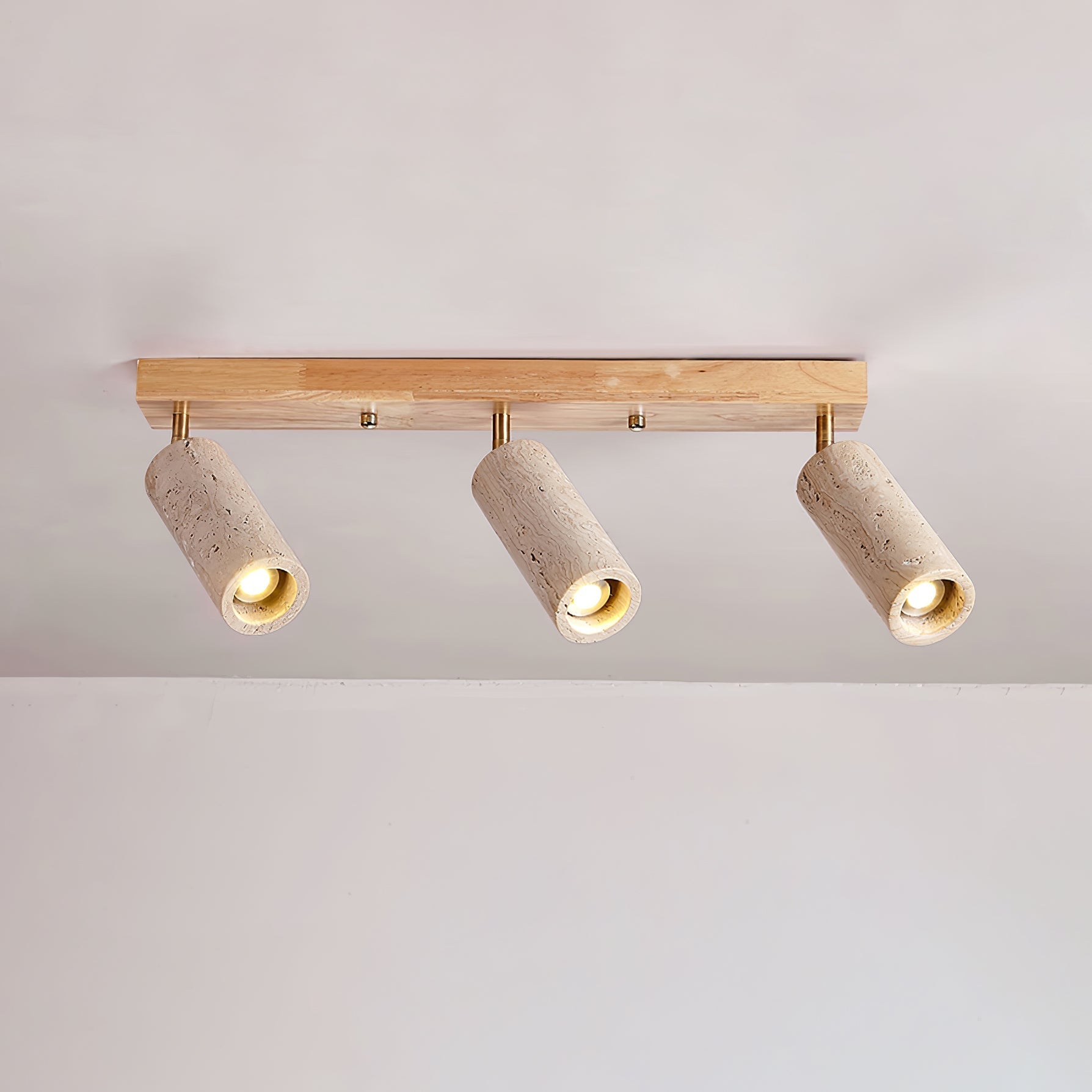 Eurliryra Multi-Cylinder Travertine Track Light - Letslighting