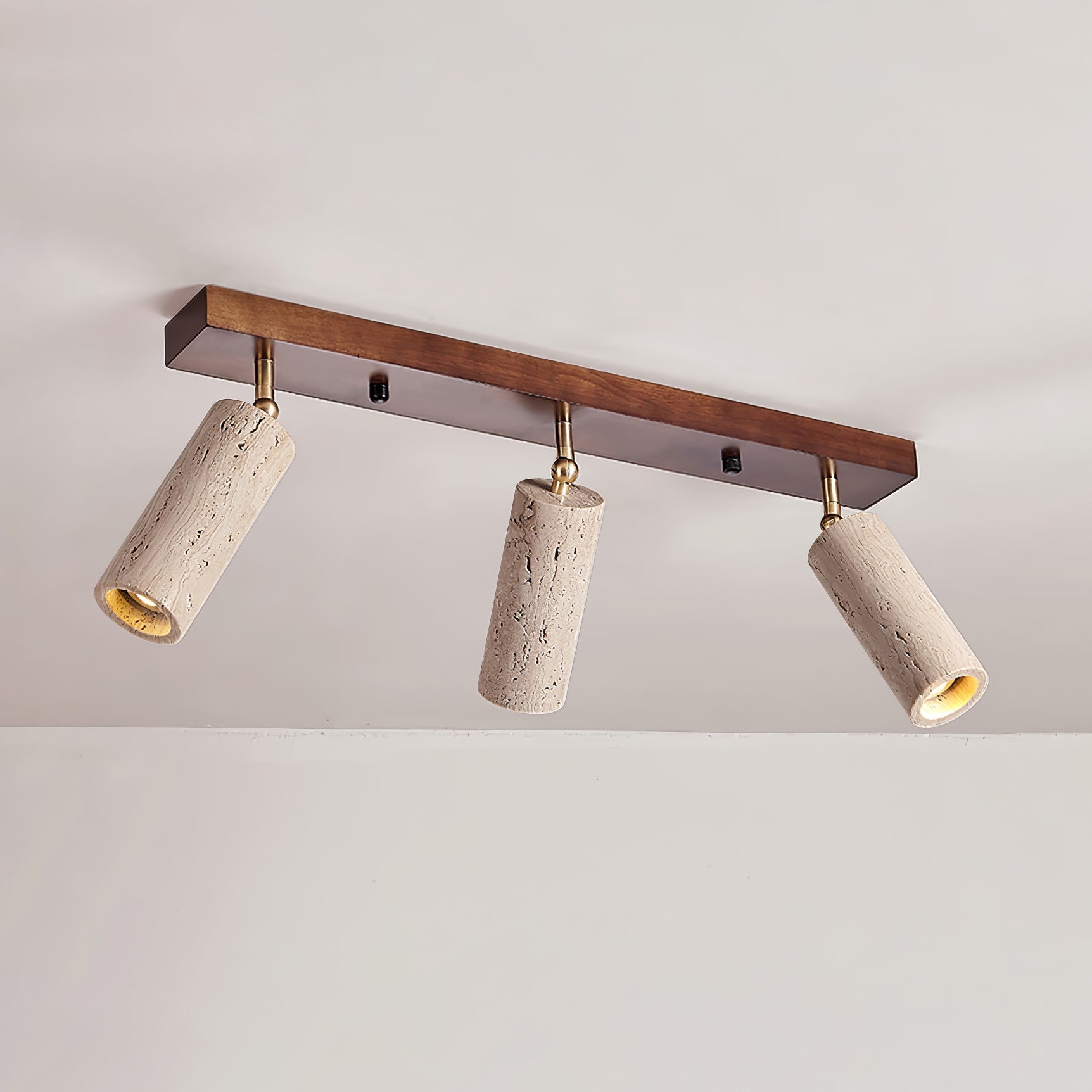 Eurliryra Multi-Cylinder Travertine Track Light - Letslighting