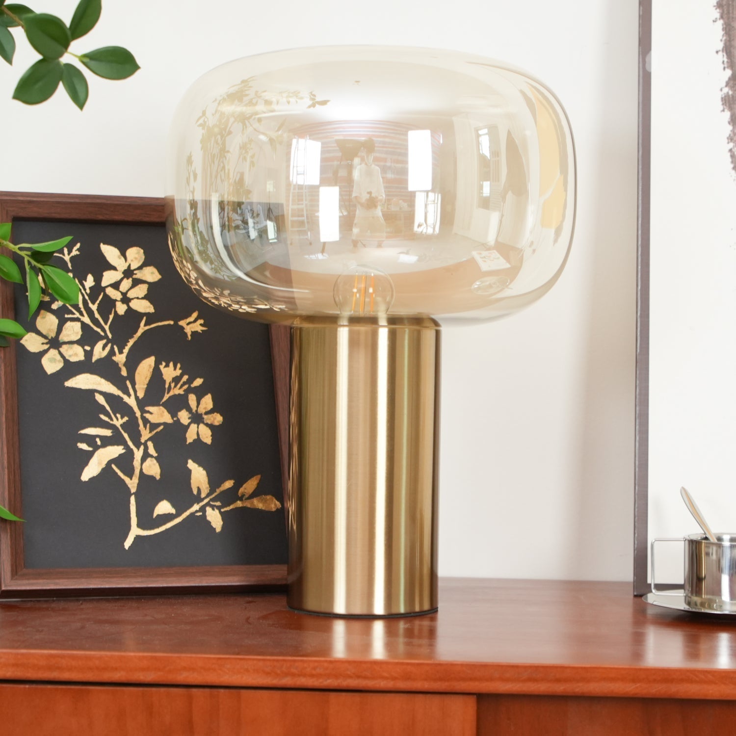 Lumore Glass Industrial Table Lamp - Letslighting