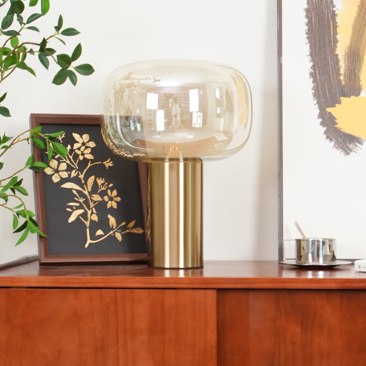 Lumore Glass Industrial Table Lamp - Letslighting