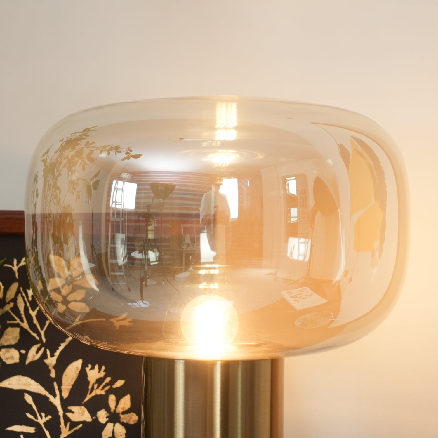 Lumore Glass Industrial Table Lamp - Letslighting