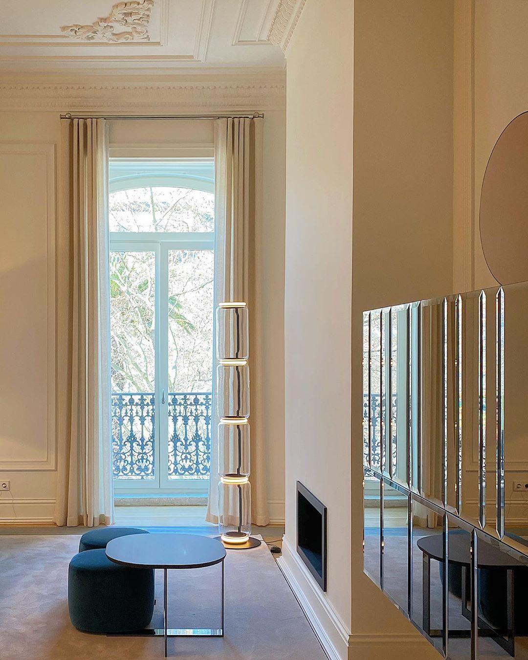 Lustra Floor Lamp Bamboo Glass - Letslighting