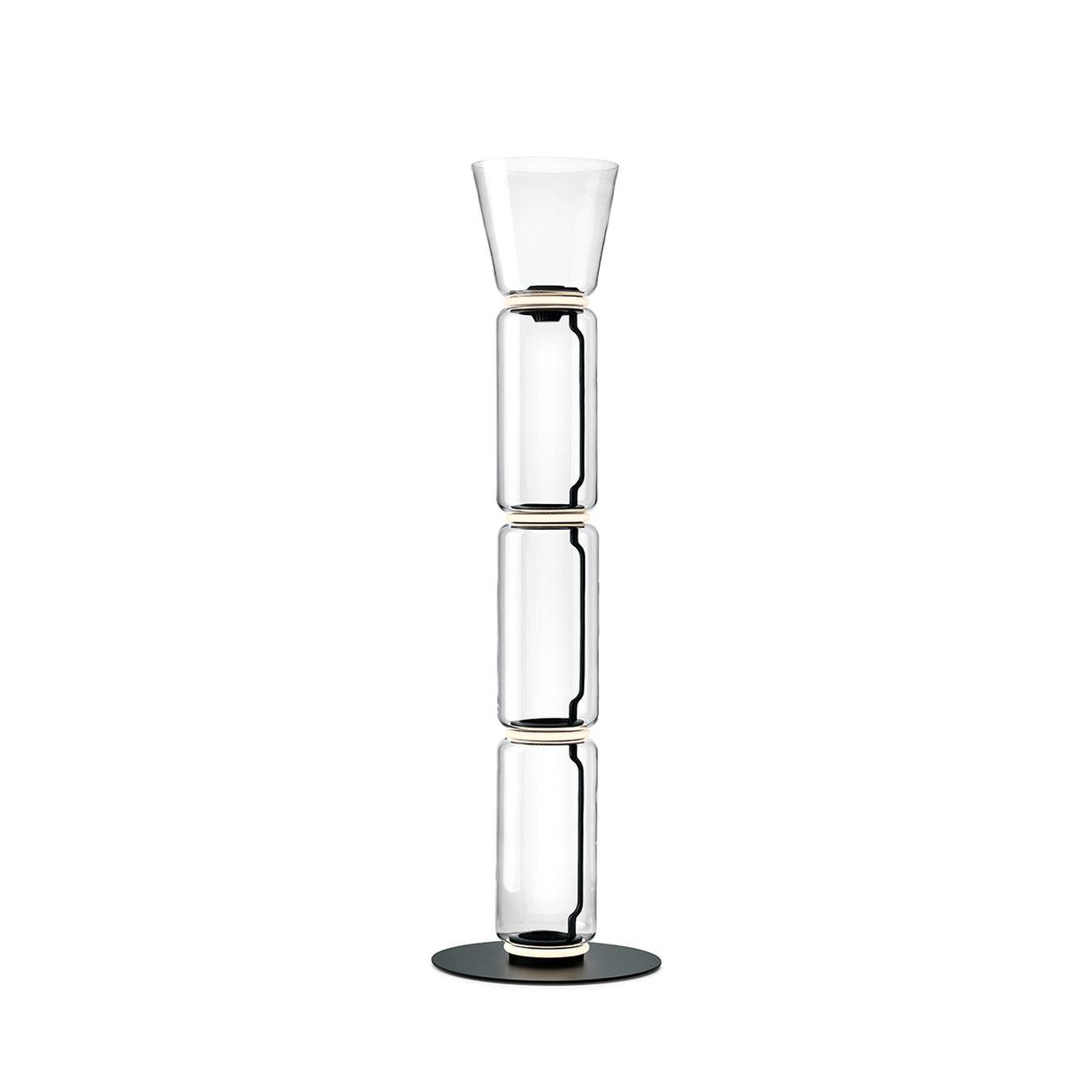 Lustra Floor Lamp Bamboo Glass - Letslighting