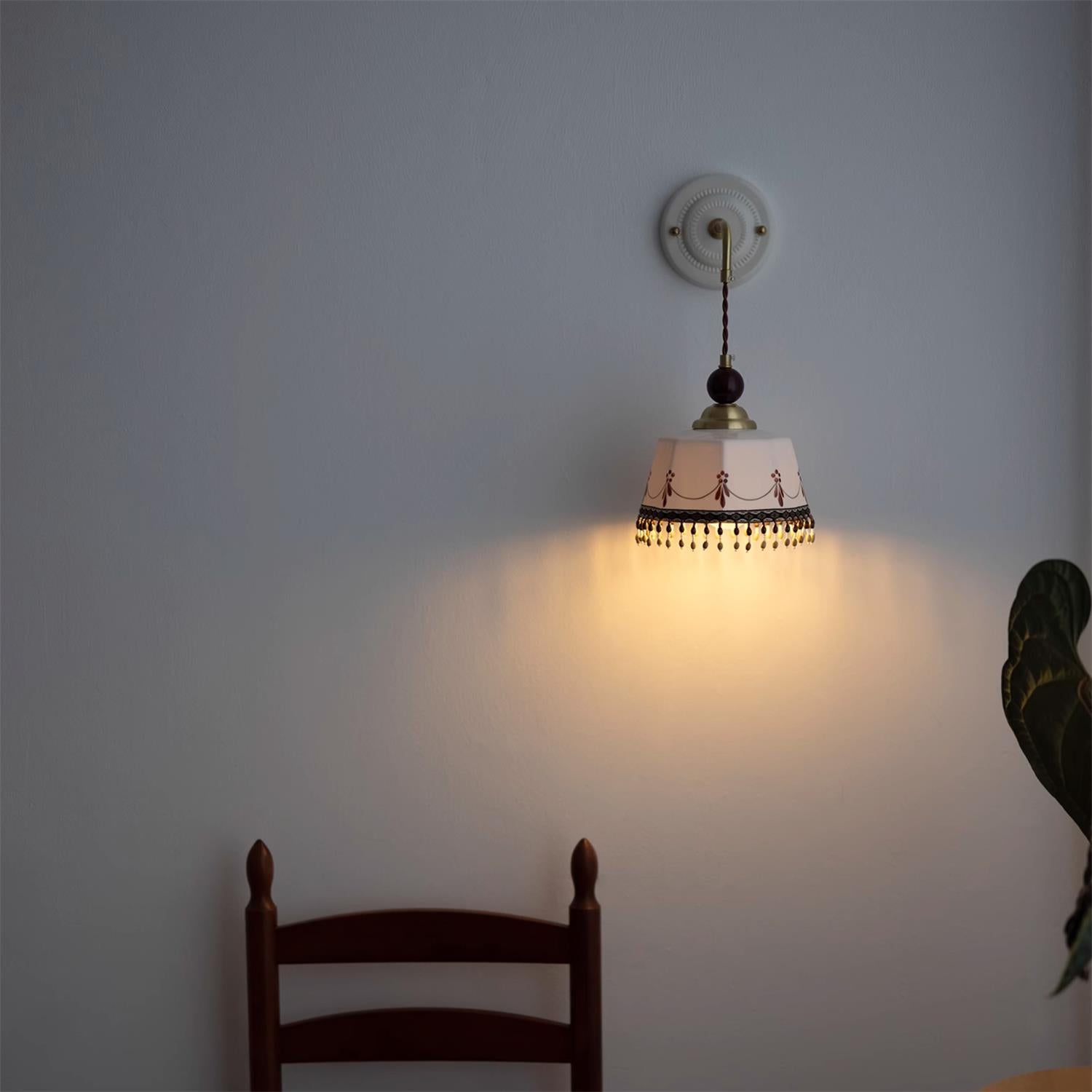 Noemi Wall Lamp Vintage Floral Elegance - Letslighting