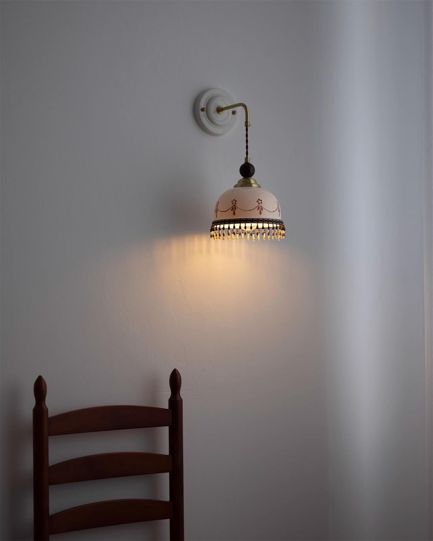 Noemi Wall Lamp Vintage Floral Elegance - Letslighting
