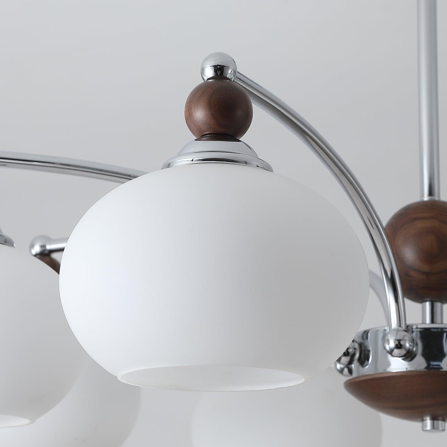 Lustra Chandelier Globe Arm Contemporary - Letslighting
