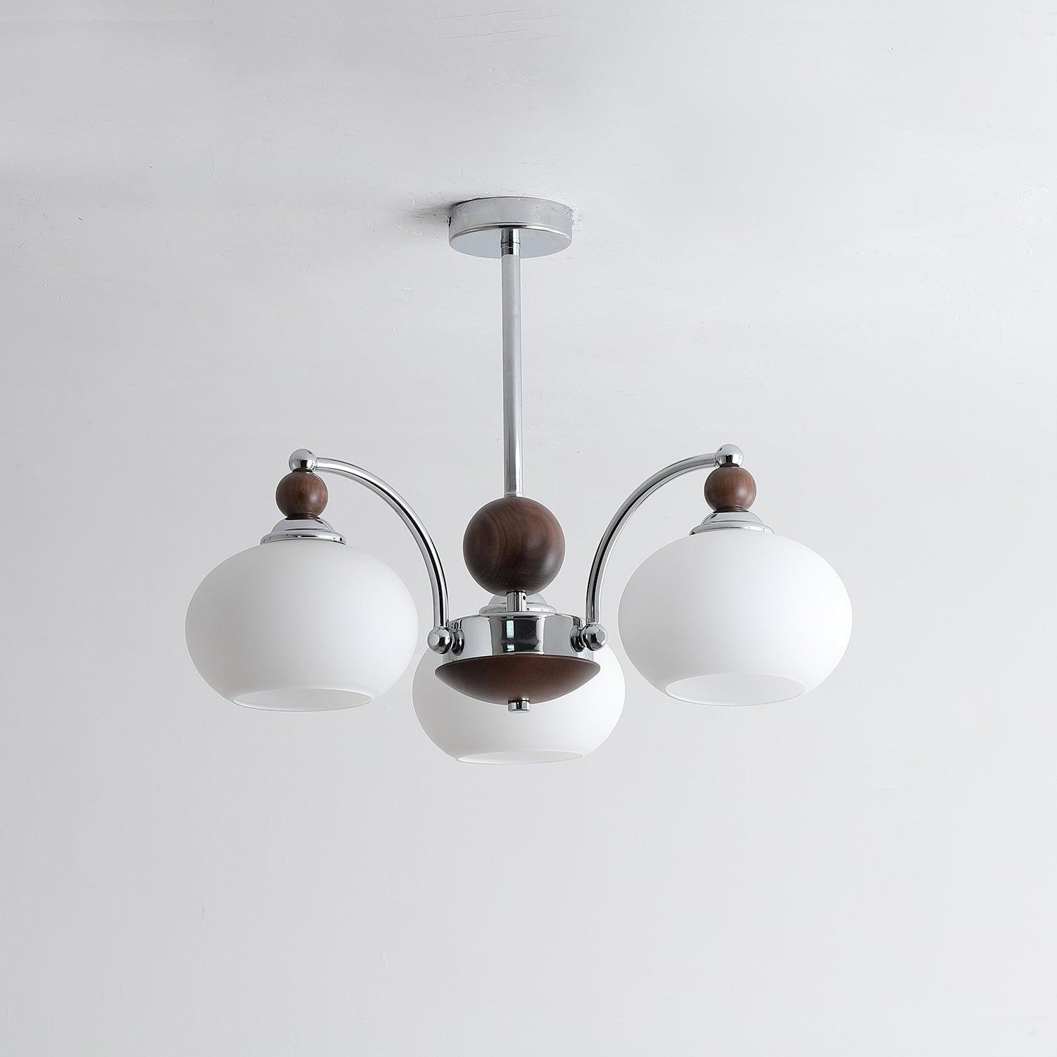 Lustra Chandelier Globe Arm Contemporary - Letslighting