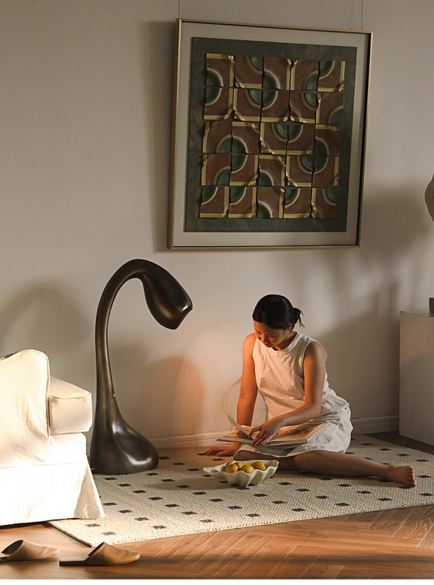 Noor Sculptural Table Lamp - Letslighting