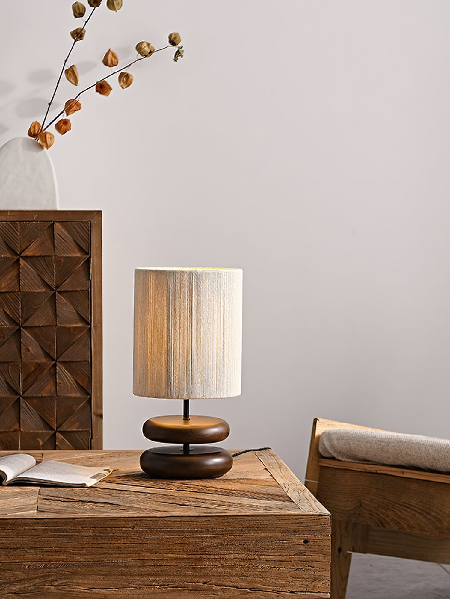 Morgan Minimalist Wood Table Lamp - Letslighting