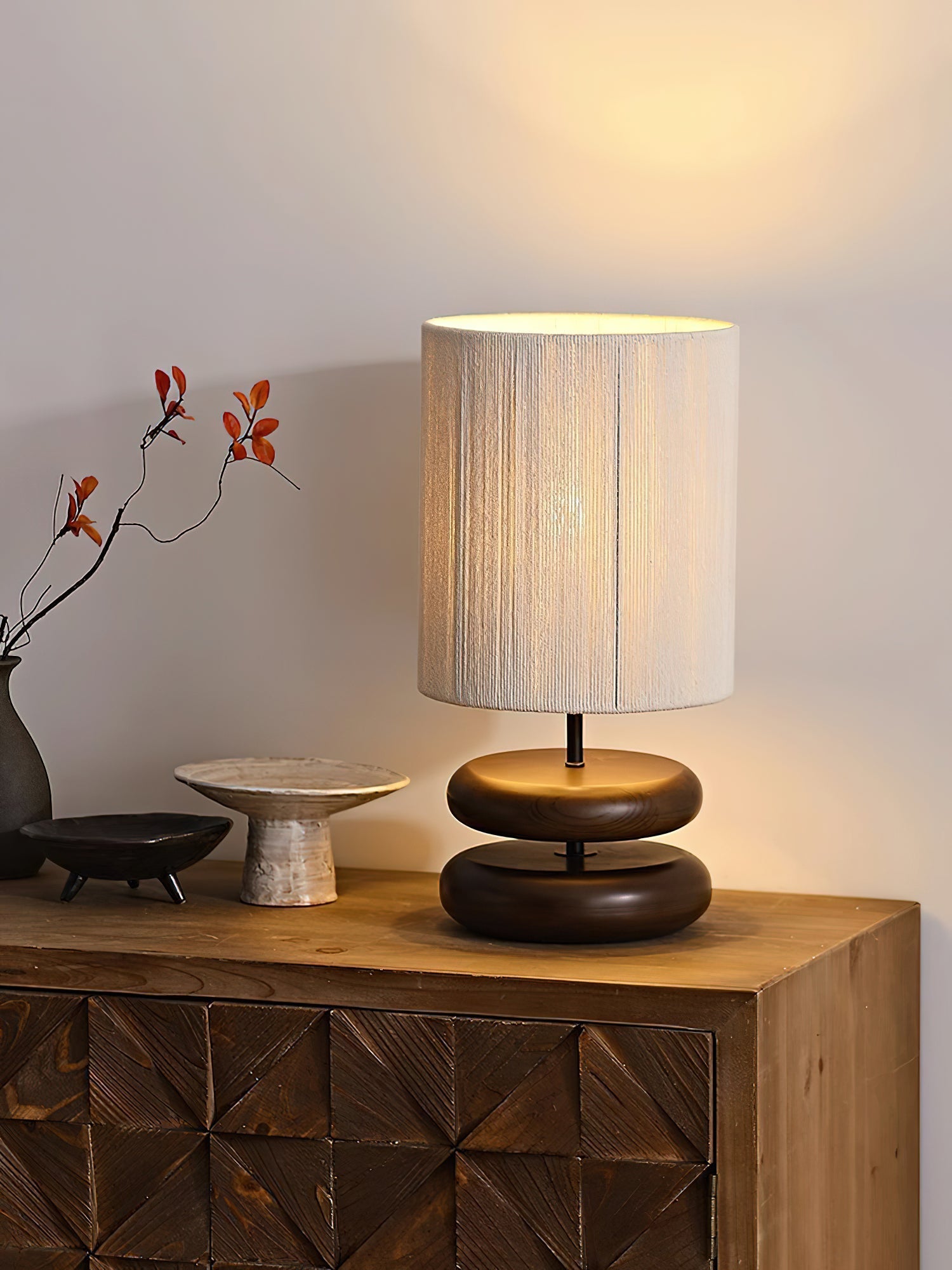 Morgan Minimalist Wood Table Lamp - Letslighting