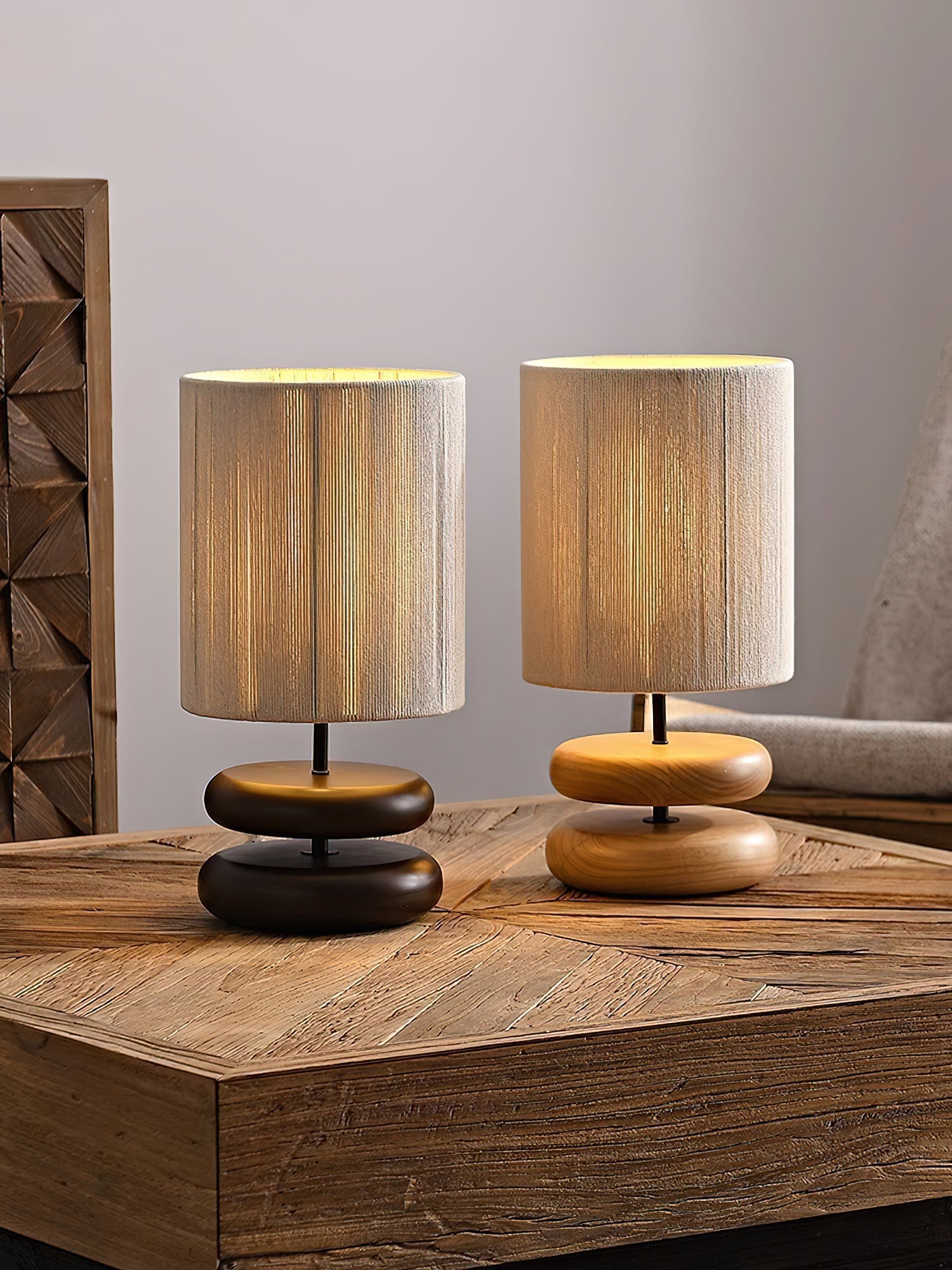 Morgan Minimalist Wood Table Lamp - Letslighting